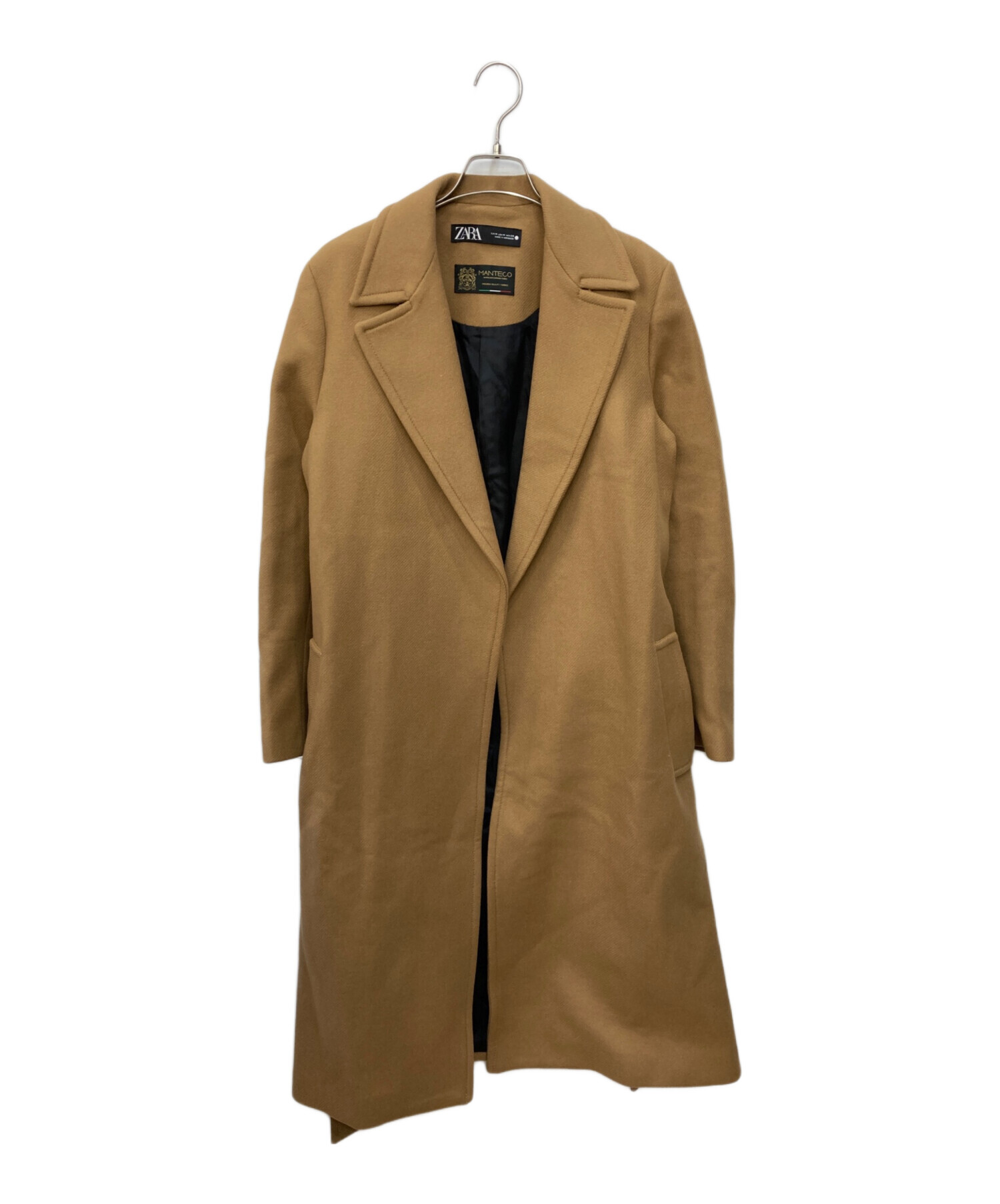 中古・古着通販】ZARA (ザラ) マンテコファブリックチェスターコート