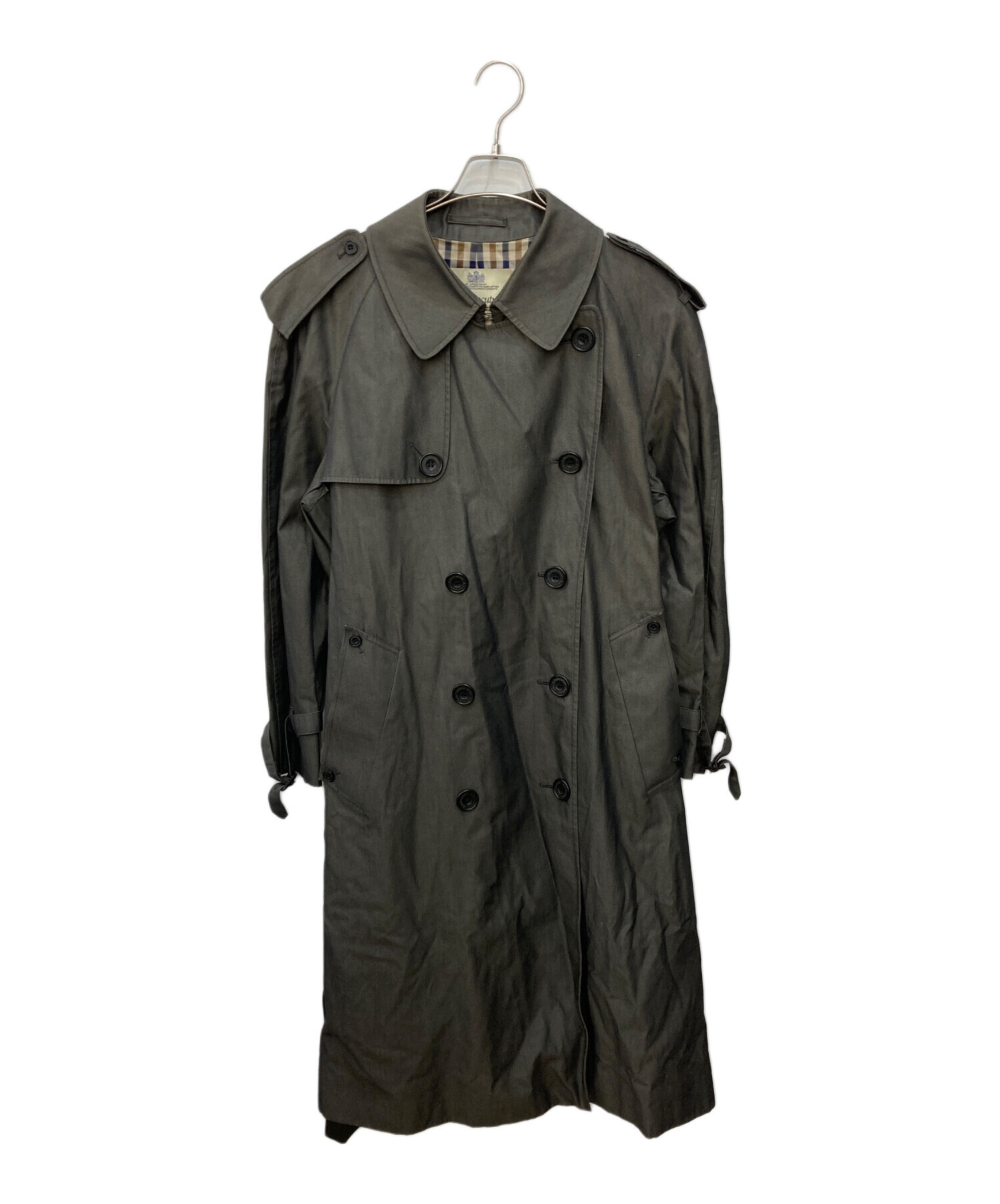 中古・古着通販】Aquascutum (アクアスキュータム) トレンチコート