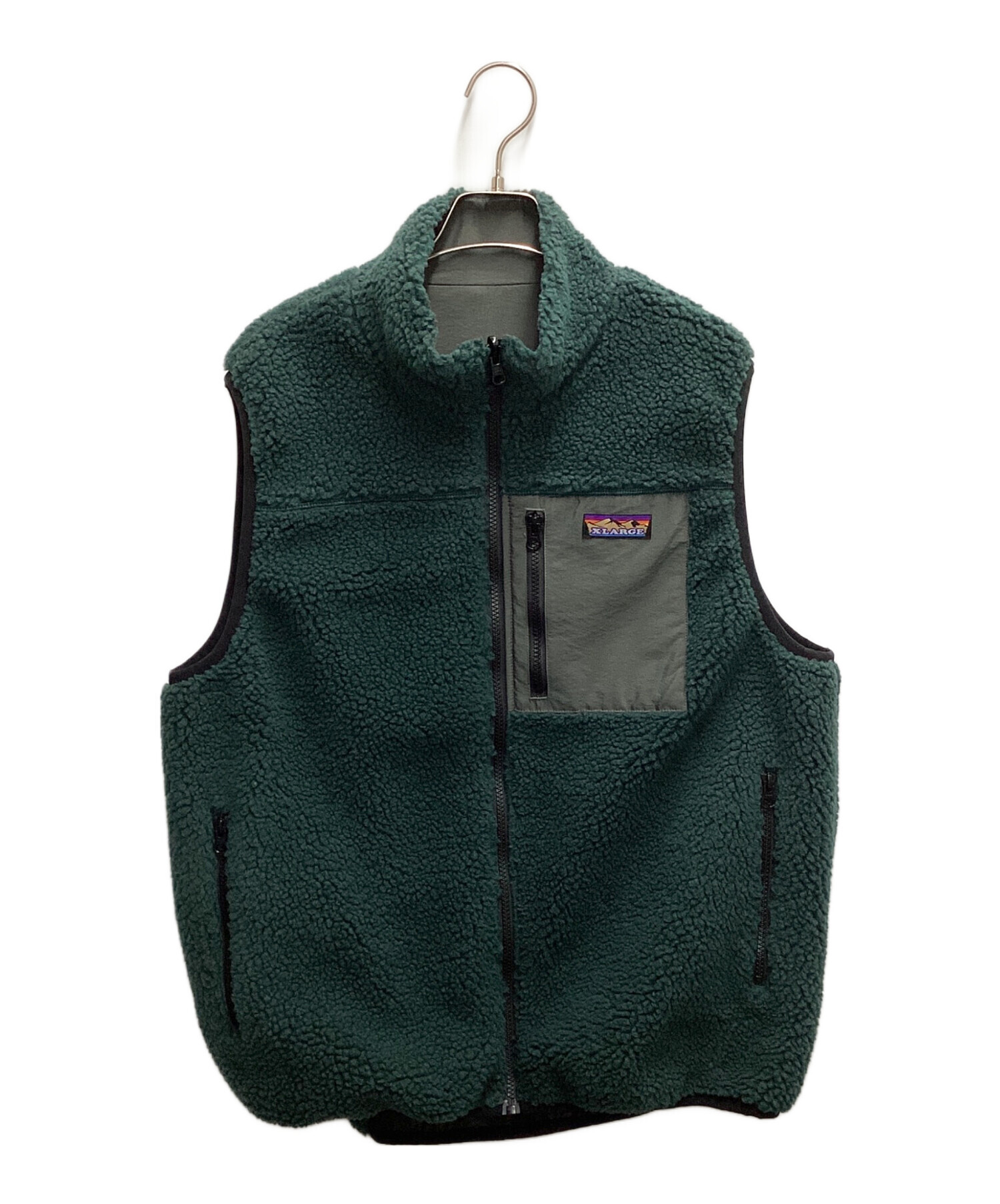 中古・古着通販】X-LARGE (エクストララージ) REVERSIBLE BOA VEST
