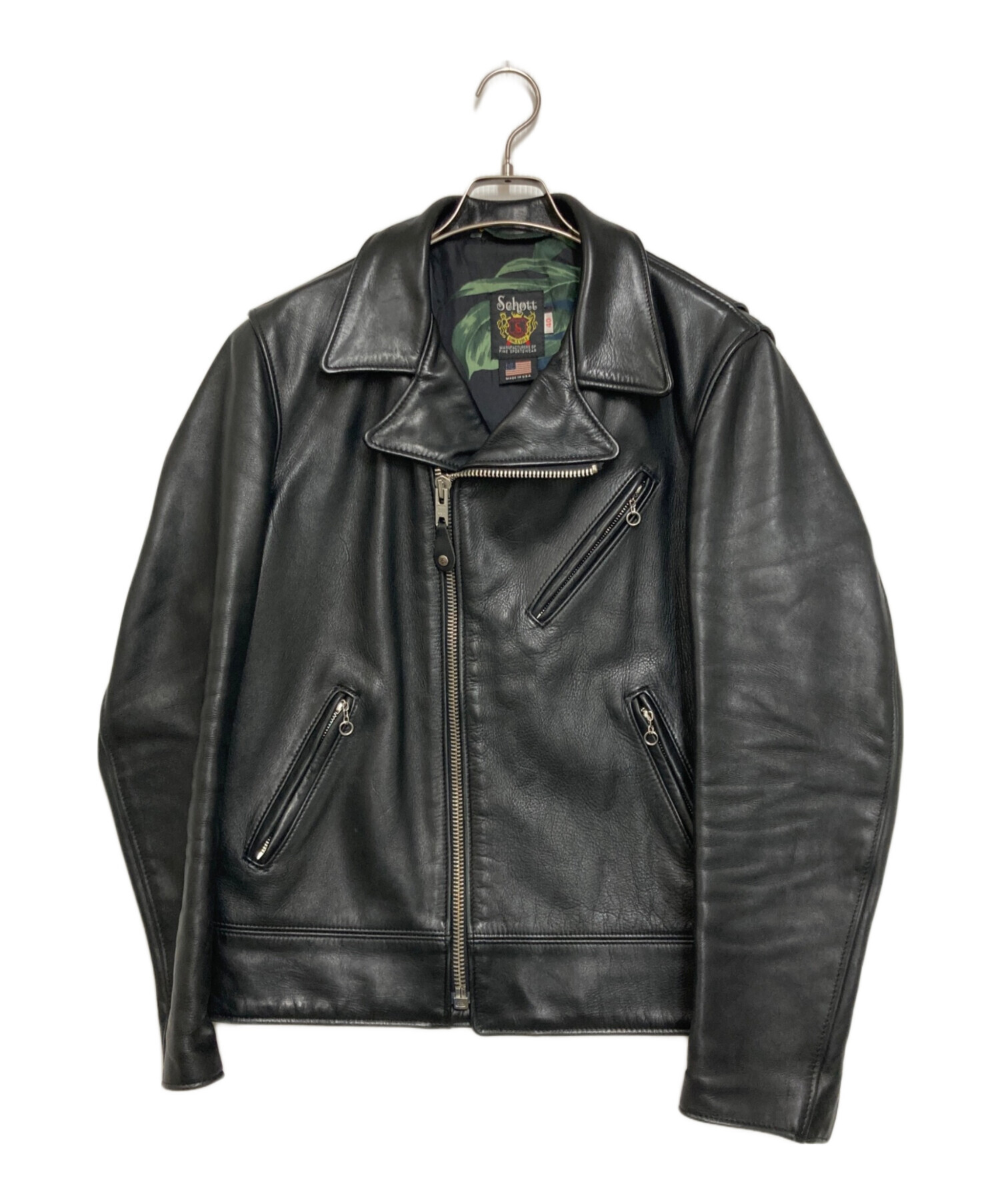 中古・古着通販】stussy (ステューシー) Schott (ショット) ダブル