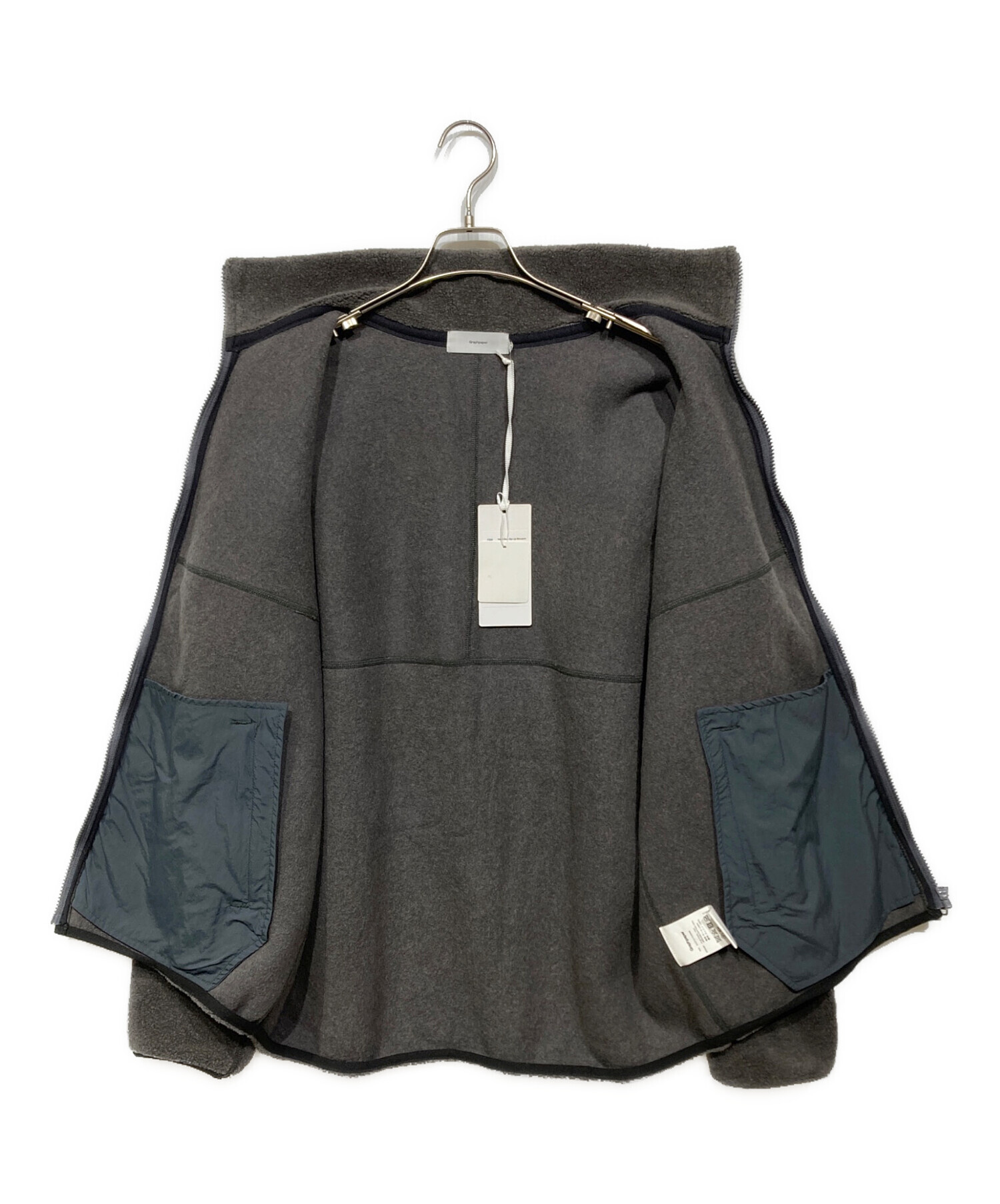 中古・古着通販】Graphpaper (グラフペーパー) Wool Boa Zip-Up
