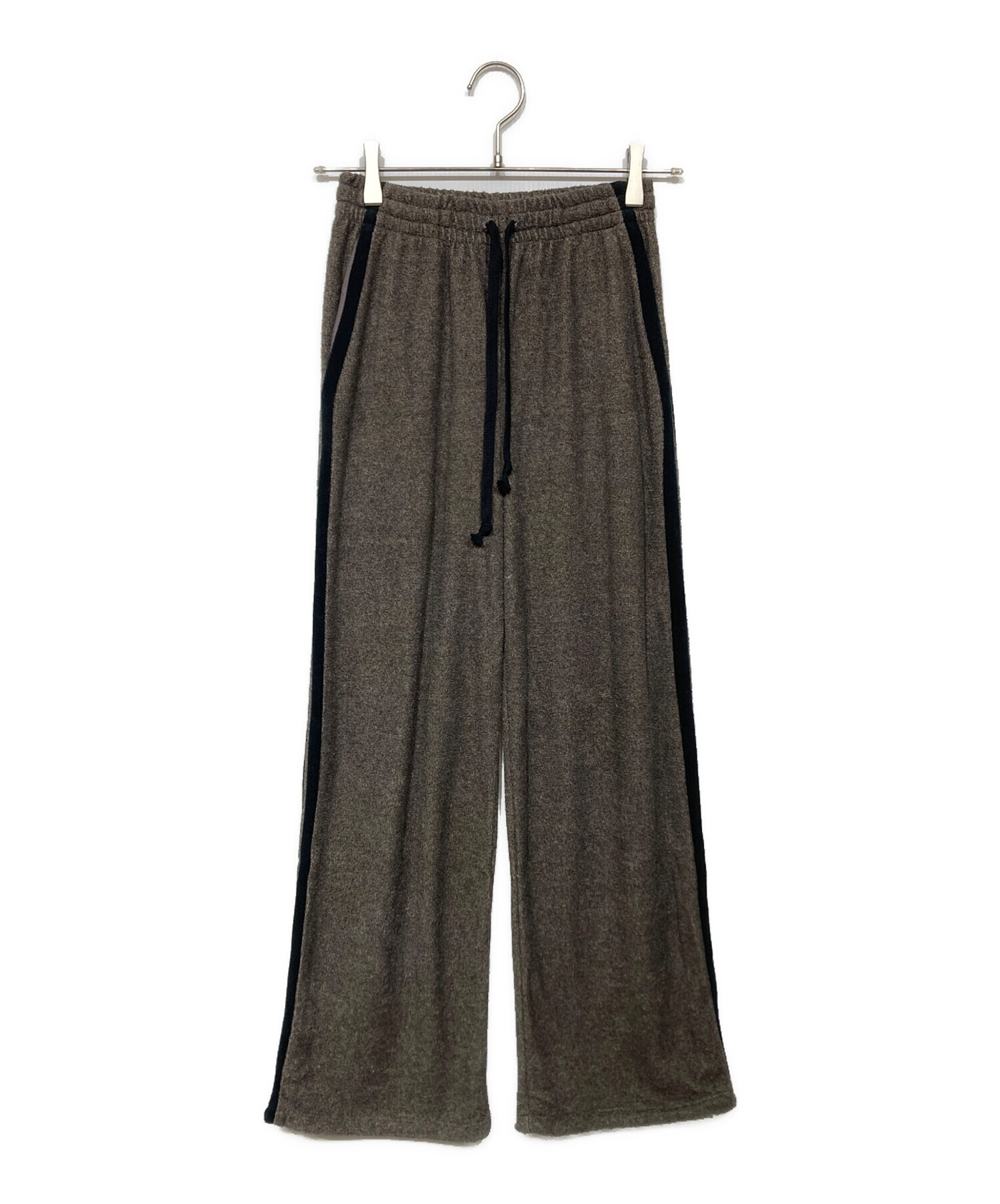 中古・古着通販】CLANE (クラネ) パイルラインパンツ ブラウン 未使用