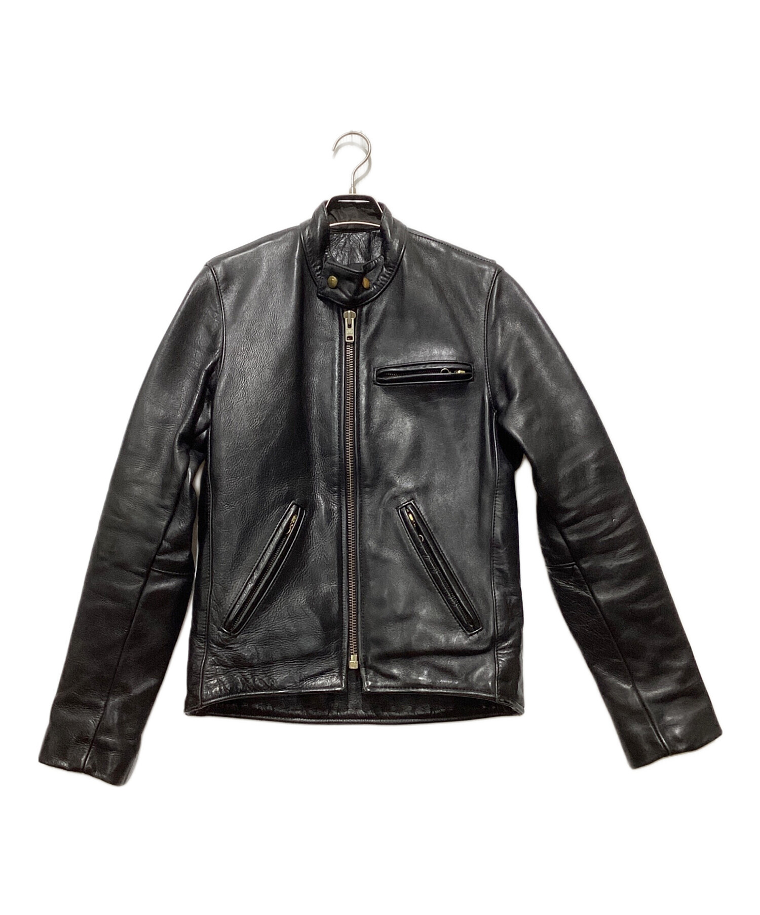 中古・古着通販】VANSON (バンソン) シングルライダースジャケット