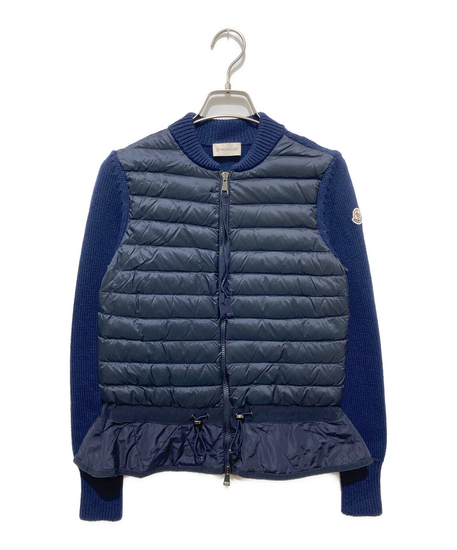 中古・古着通販】MONCLER (モンクレール) ニットダウン切替ジャケット