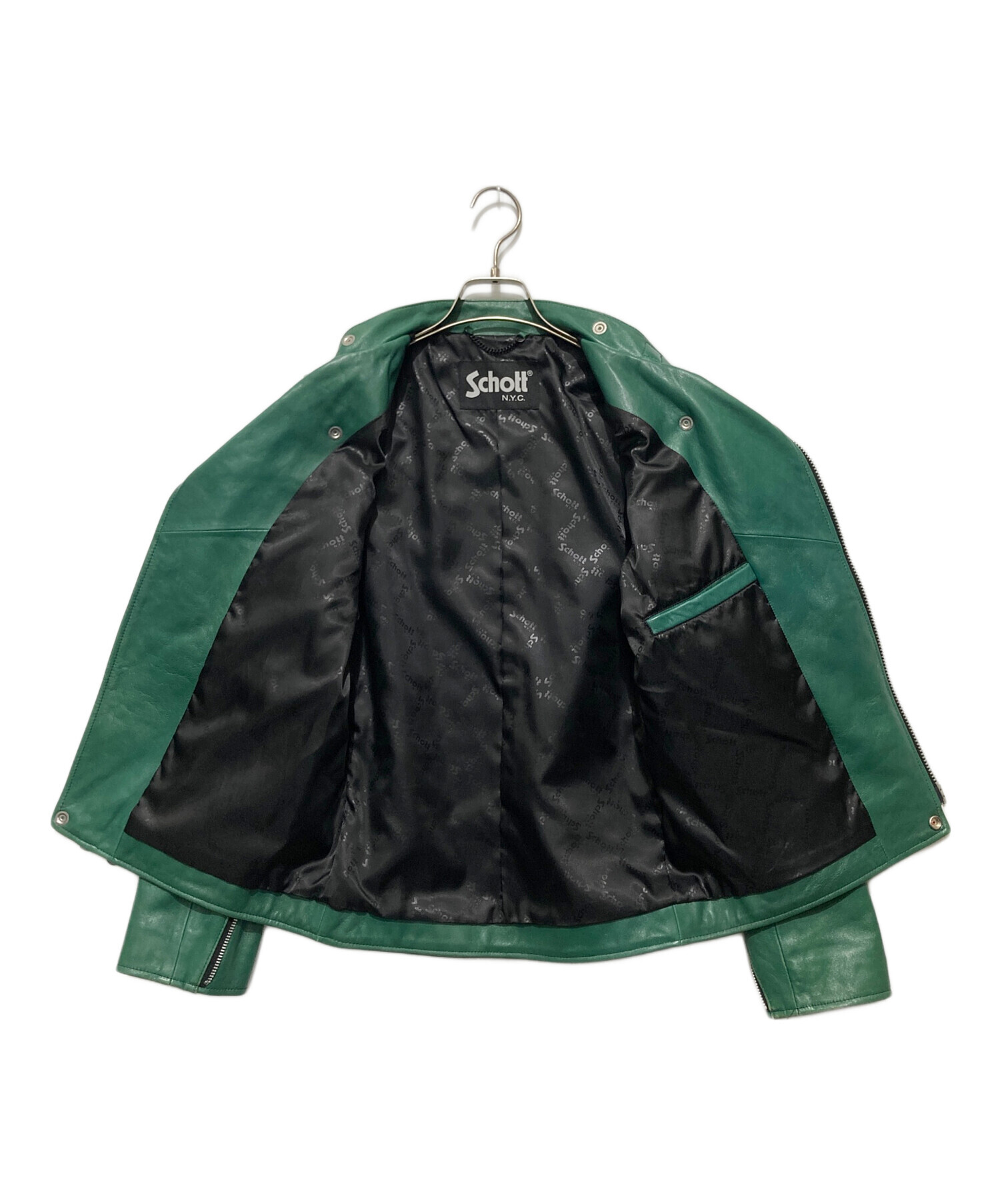 中古・古着通販】Schott (ショット) レザーライダースジャケット