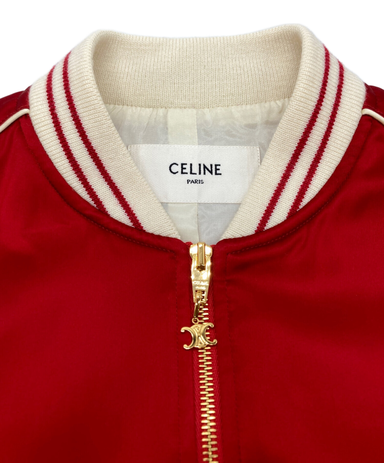 中古・古着通販】CELINE (セリーヌ) SATIN VERSITY TEDDY JACKET