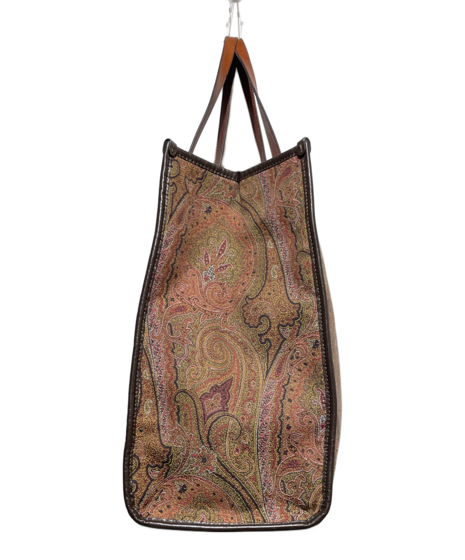 中古・古着通販】ETRO (エトロ) ペイズリー柄 トートバック ブラウン