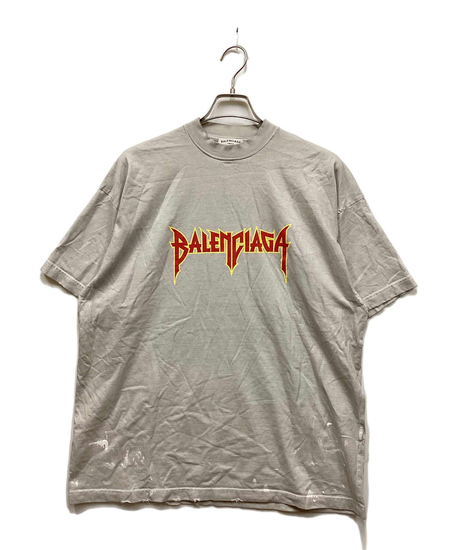 中古・古着通販】BALENCIAGA (バレンシアガ) METAL LOGO CRASHED S/S