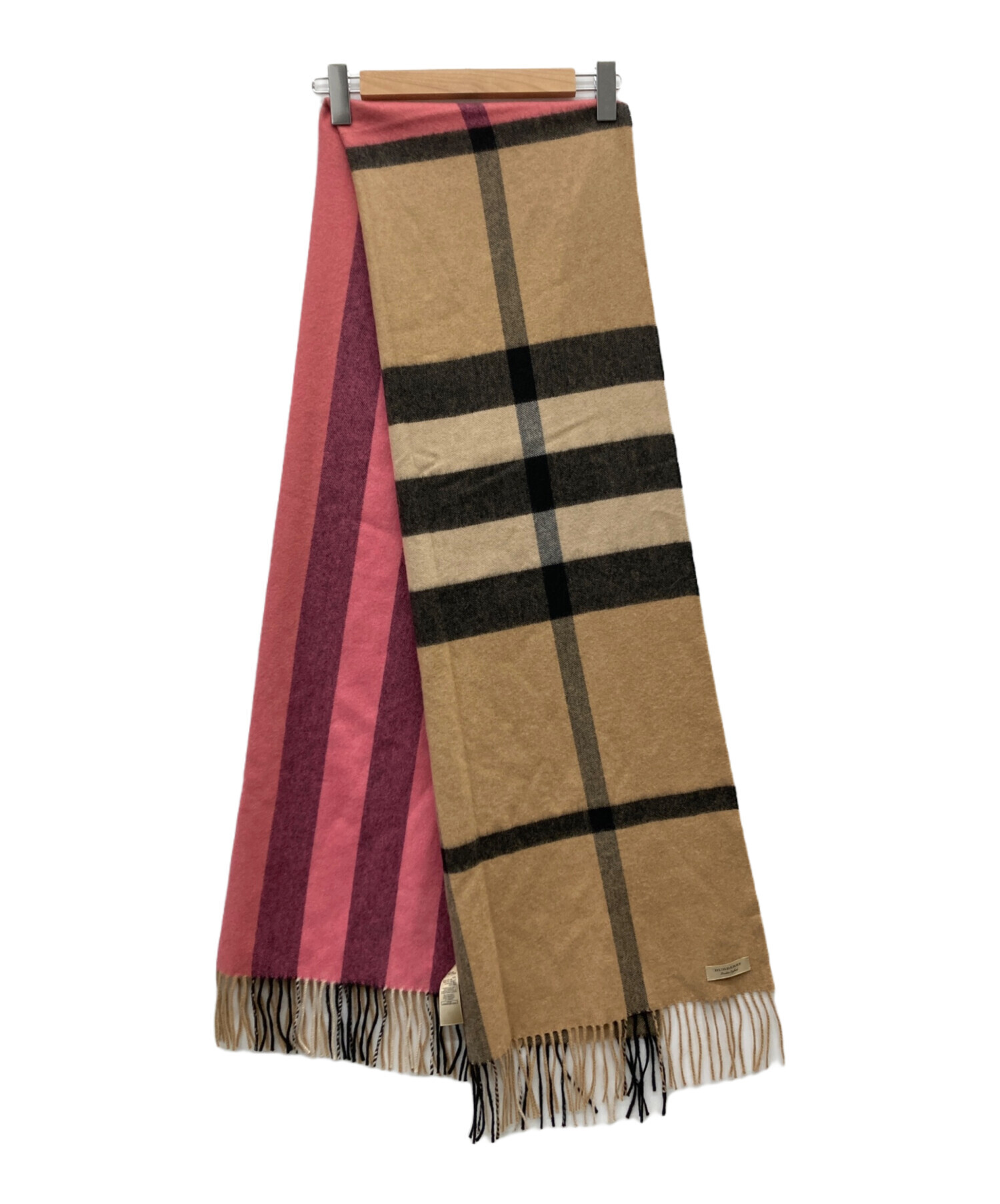 中古・古着通販】BURBERRY (バーバリー) リバーシブルカシミヤチェック