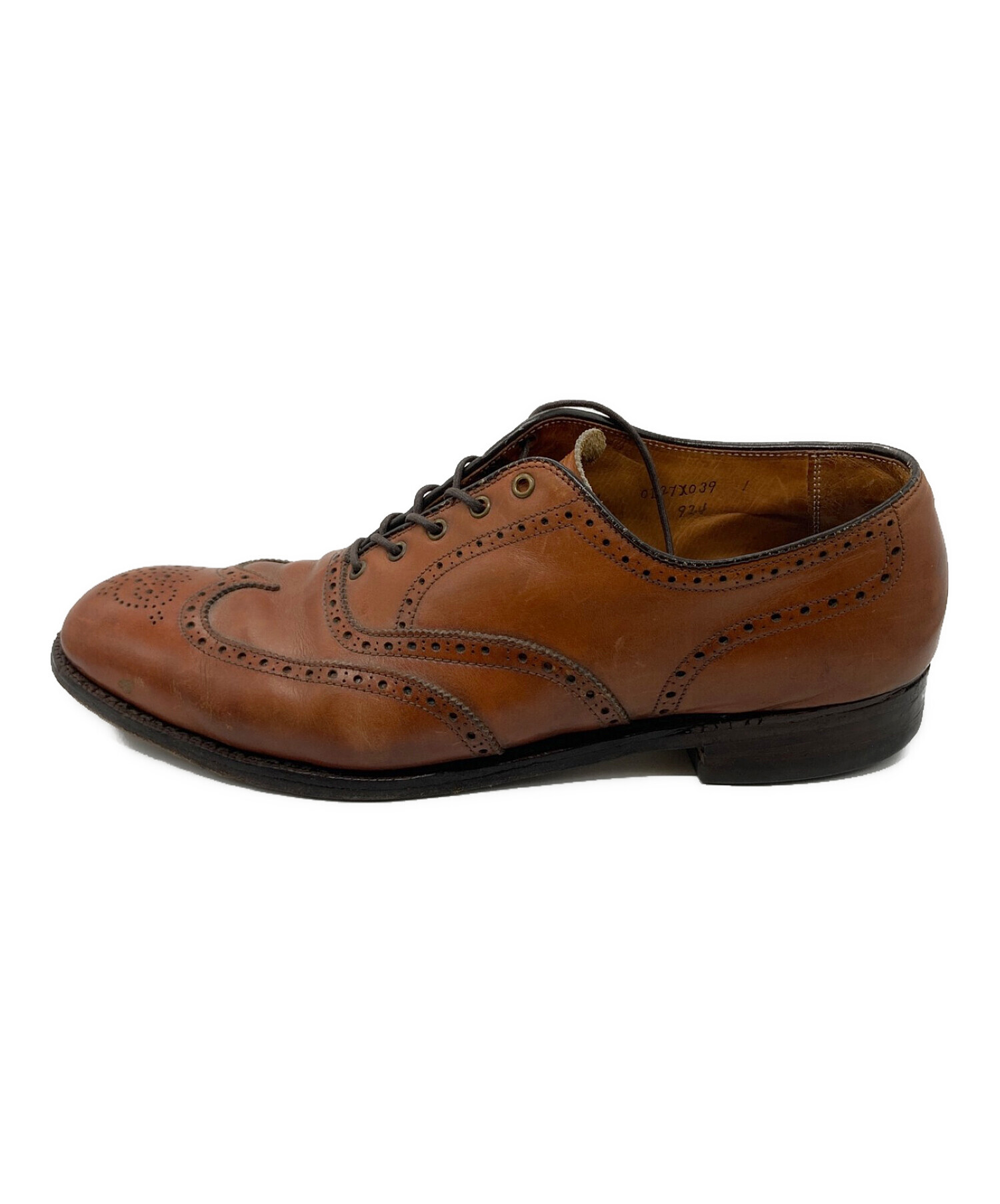 中古・古着通販】Alden (オールデン) ウィングチップシューズ ブラウン