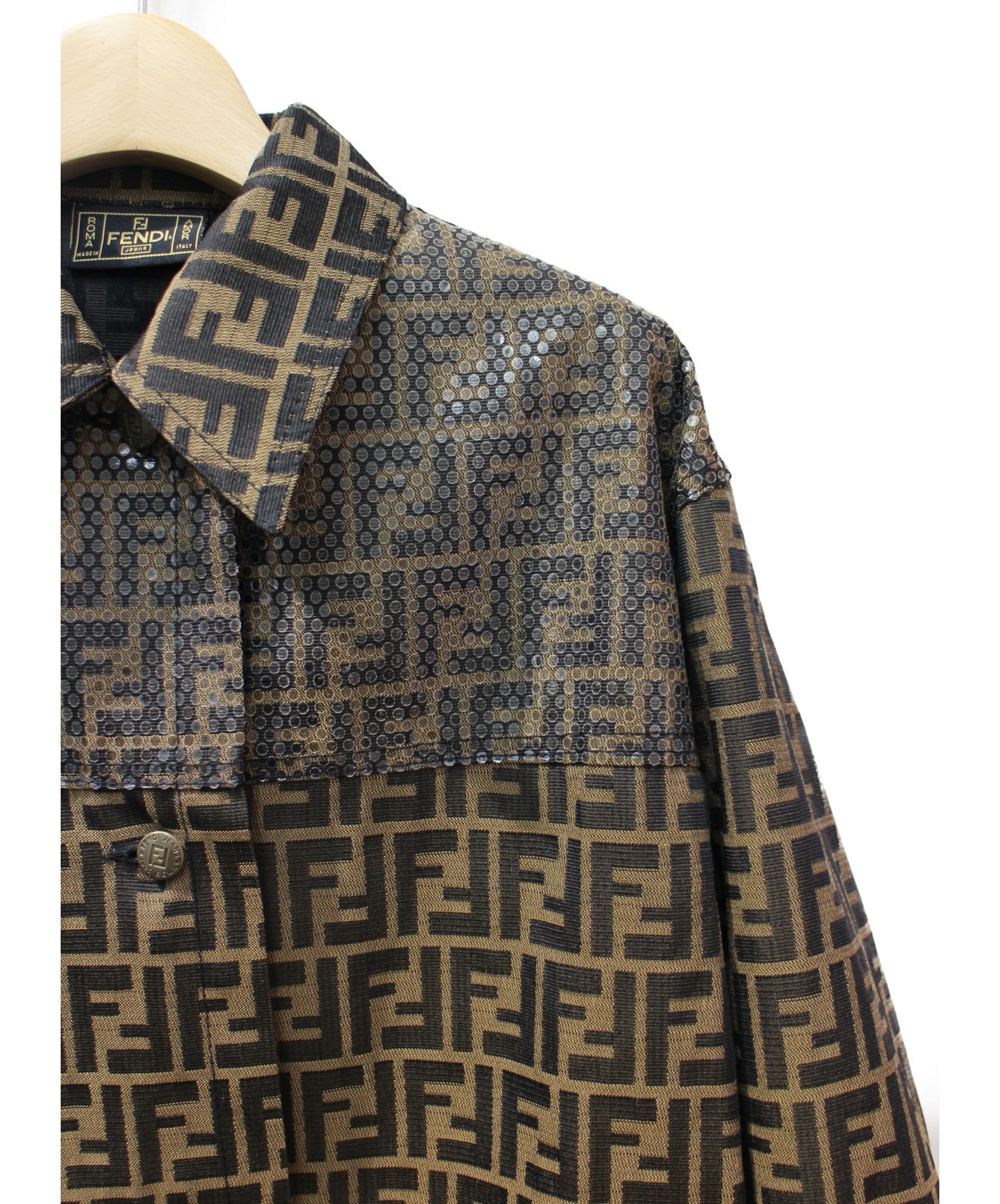 中古・古着通販】FENDI (フェンディ) ZUCCA JACKET/ズッカ柄ジャケット