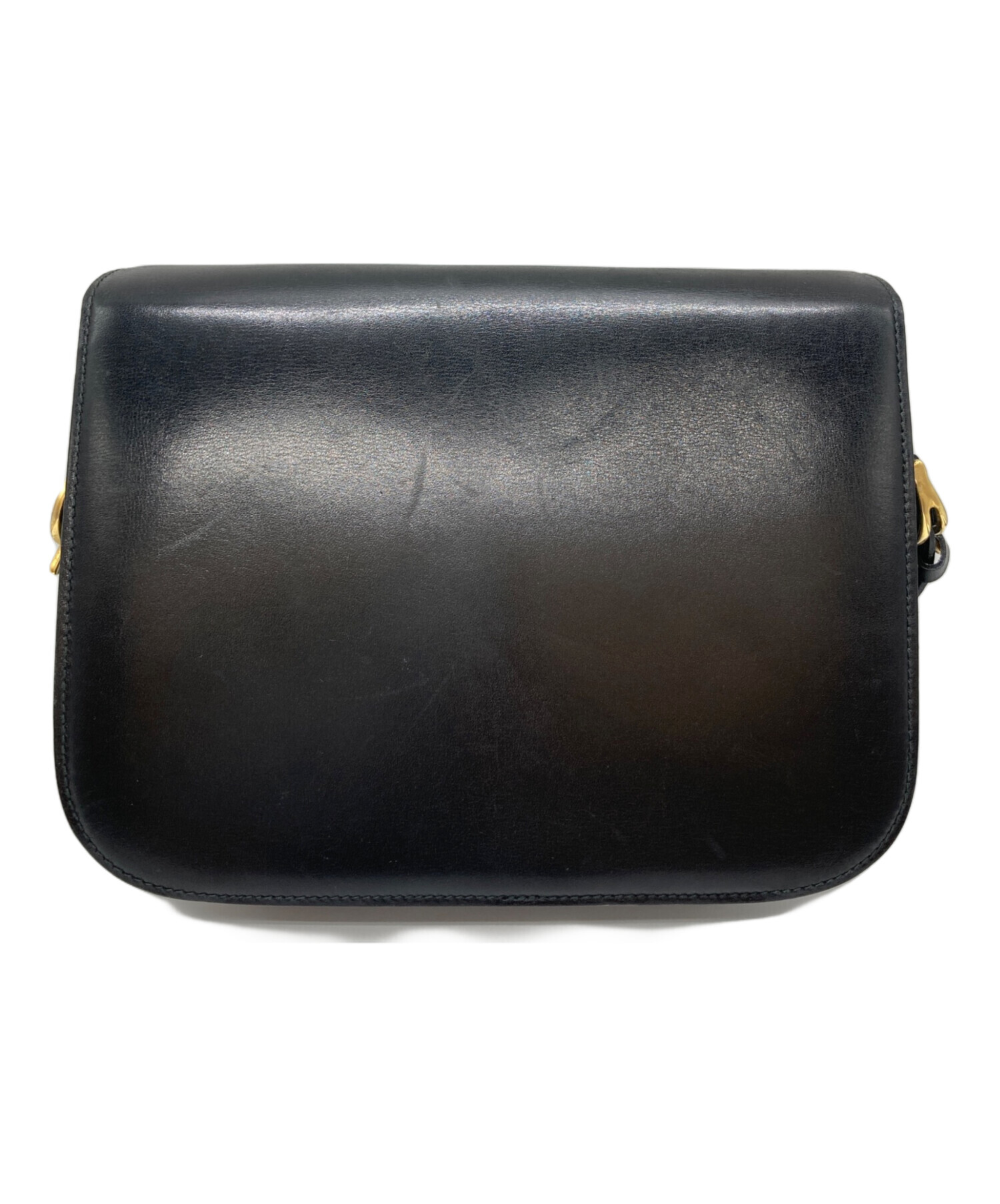 中古・古着通販】CELINE (セリーヌ) 馬車金具レザーショルダーバッグ