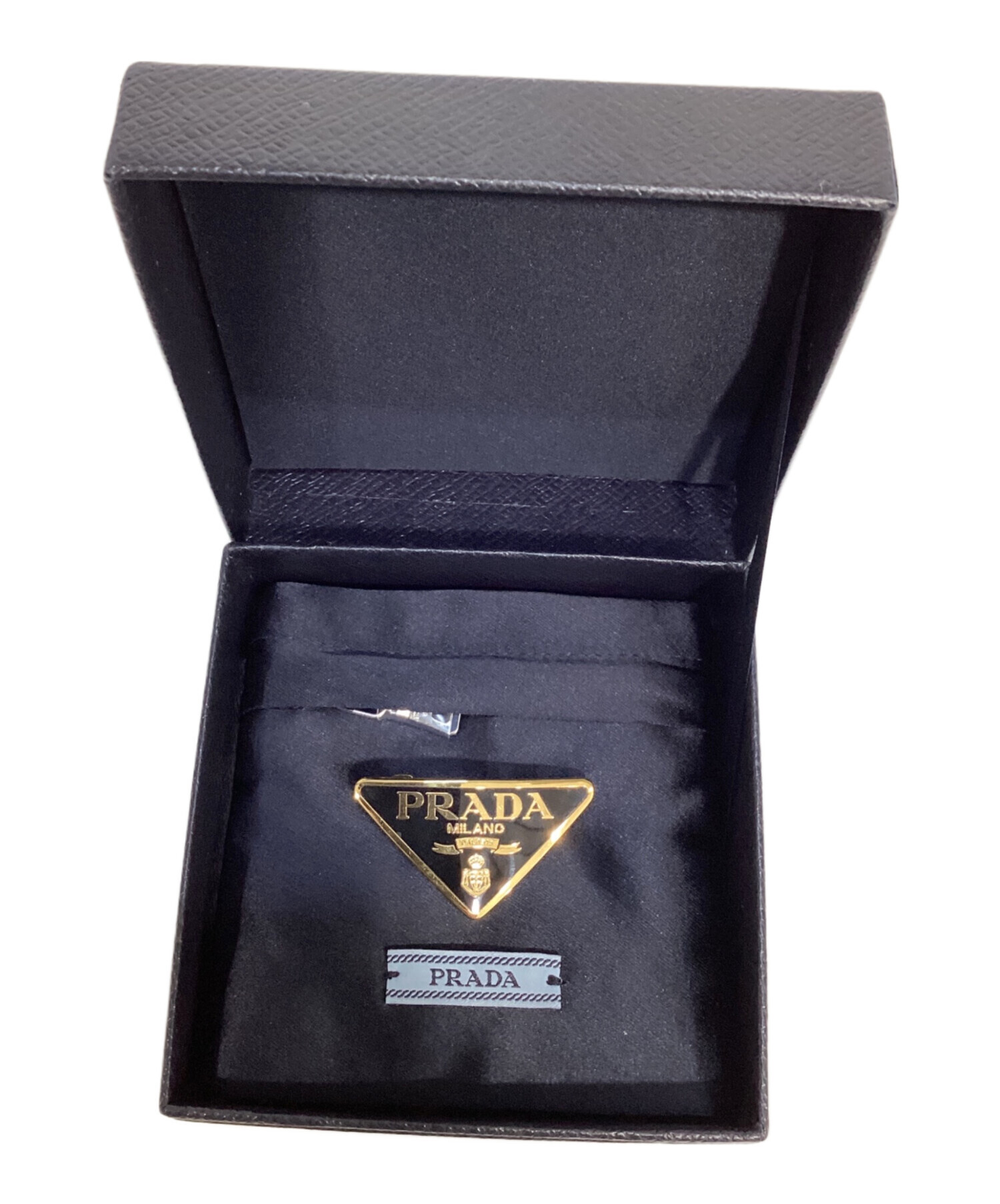 中古・古着通販】PRADA (プラダ) バレッタ / トライアングルロゴヘア