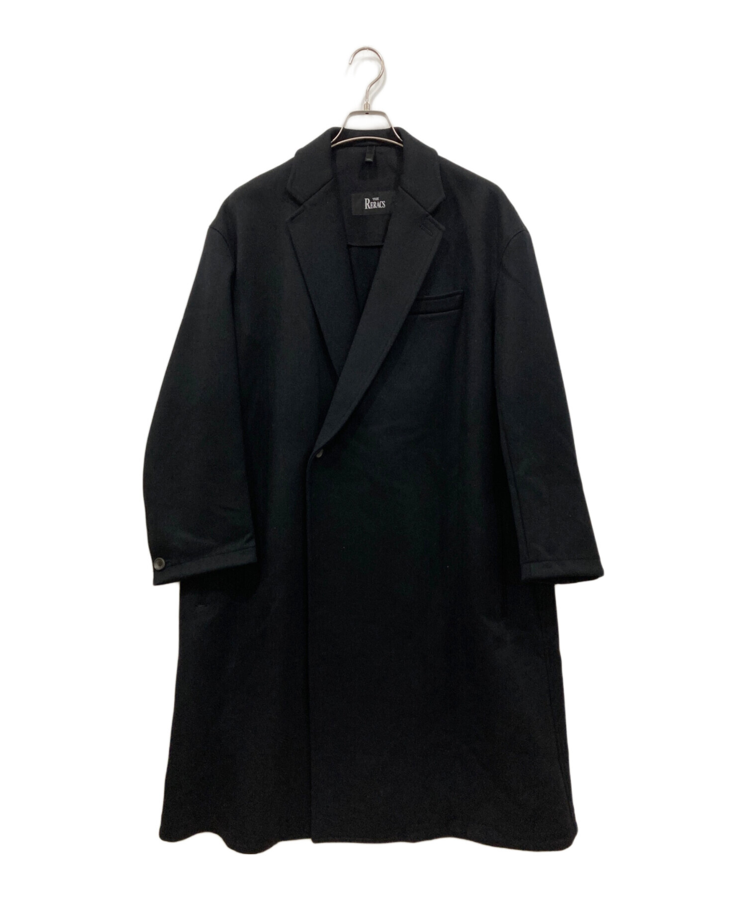 中古・古着通販】THE RERACS (ザ リラクス) チェスターコート ブラック