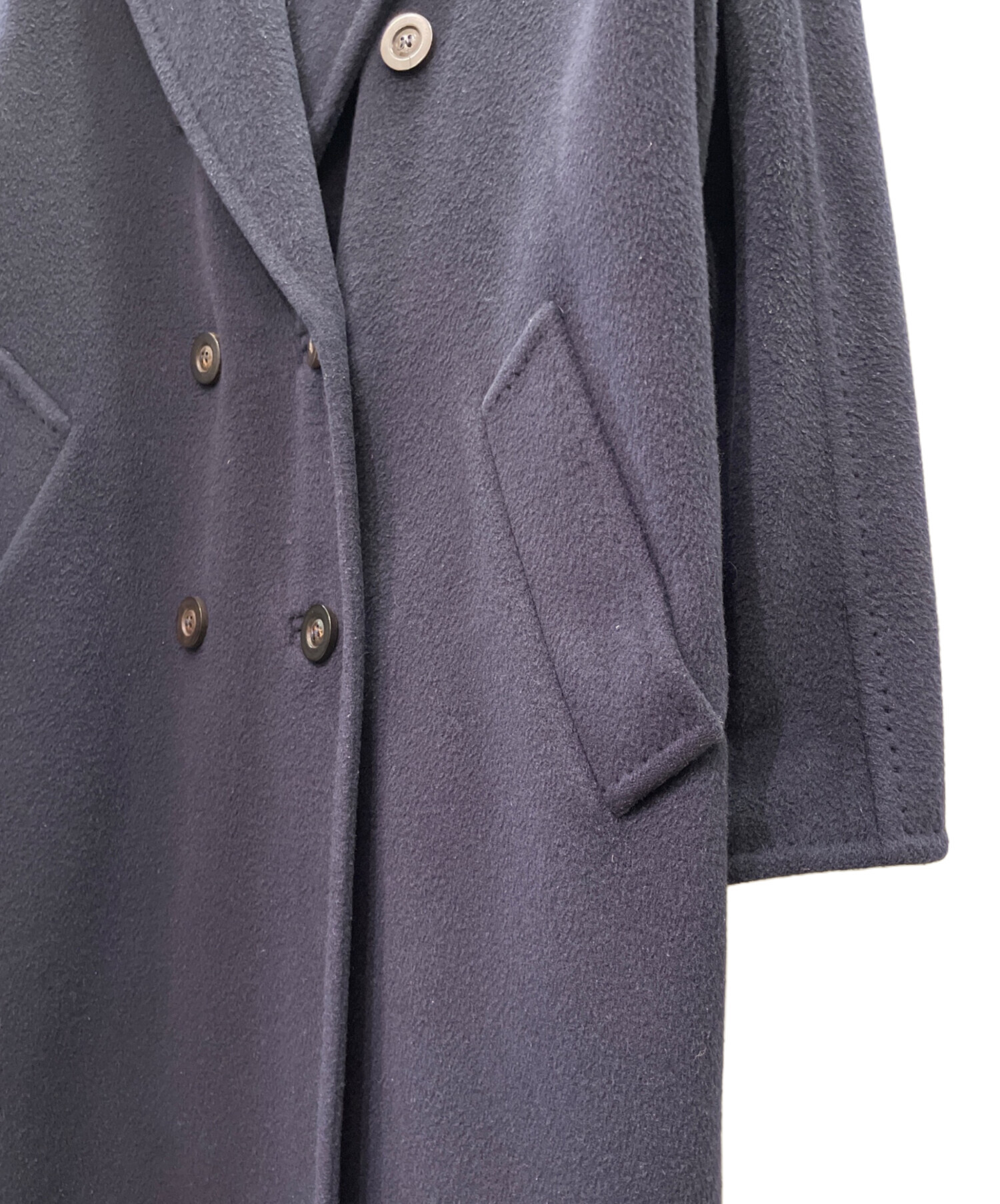 中古・古着通販】MaxMara (マックスマーラ) カシミヤ混 ロングコート