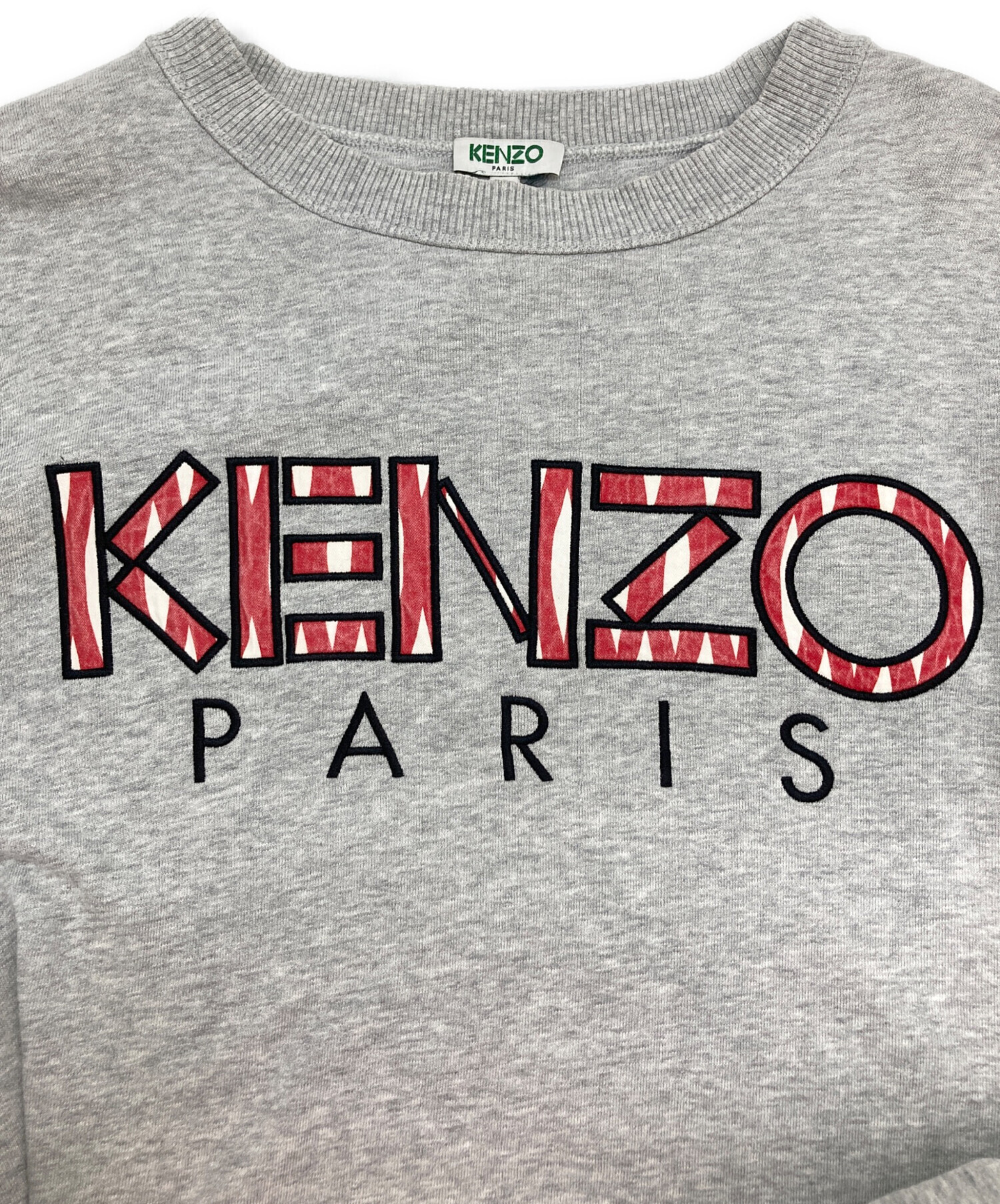 中古・古着通販】KENZO (ケンゾー) ロゴスウェット グレー サイズ:L