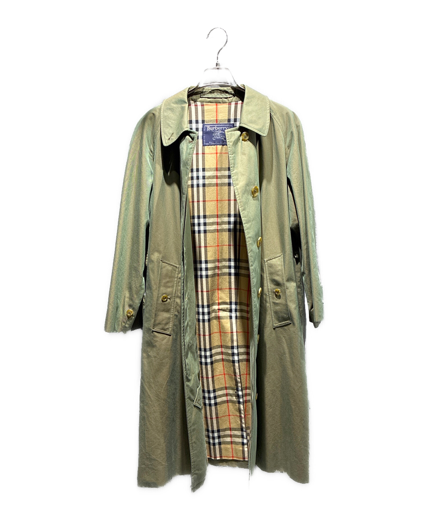 中古・古着通販】Burberry's (バーバリー) 玉虫ステンカラーコート