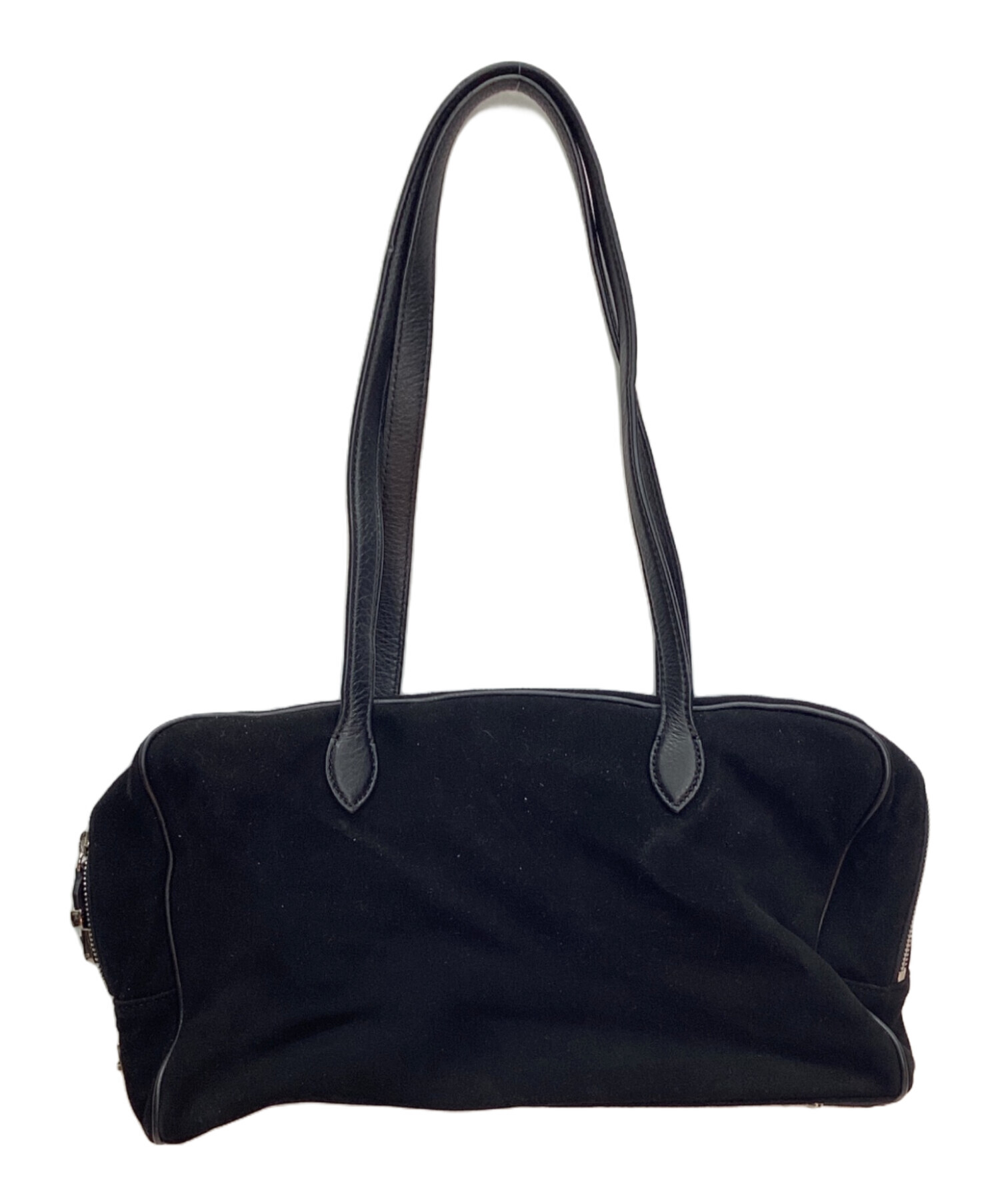 中古・古着通販】TOUT Y EST (トゥティエ) SAC LOQUET SUEDE ブラック