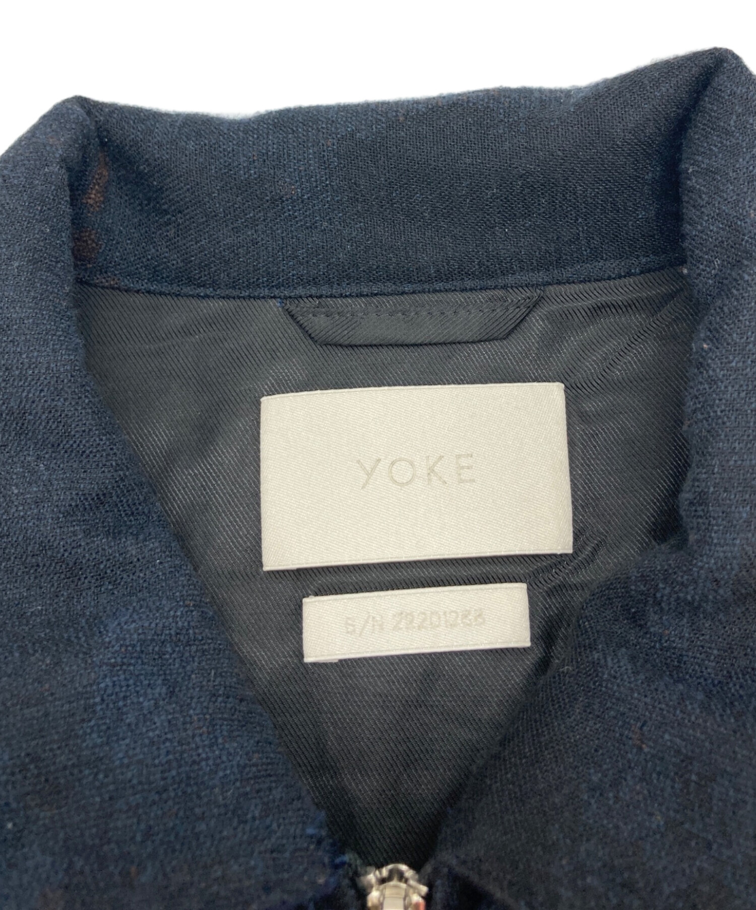 中古・古着通販】YOKE (ヨーク) JACQUARD LOOSED ZIP BLOUSON/ブルゾン