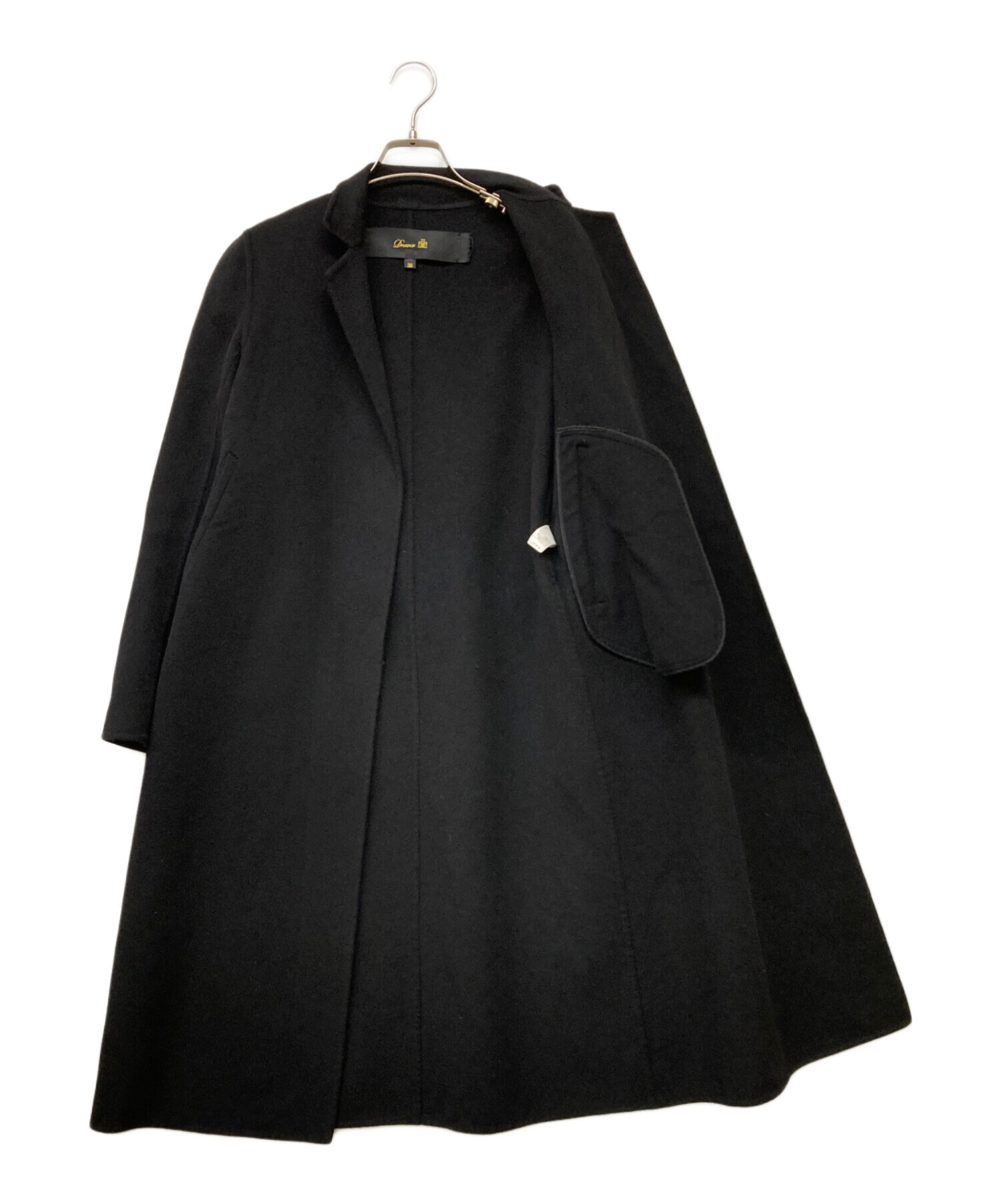 中古・古着通販】DRAWER (ドゥロワー) ウールカシミヤラップコート