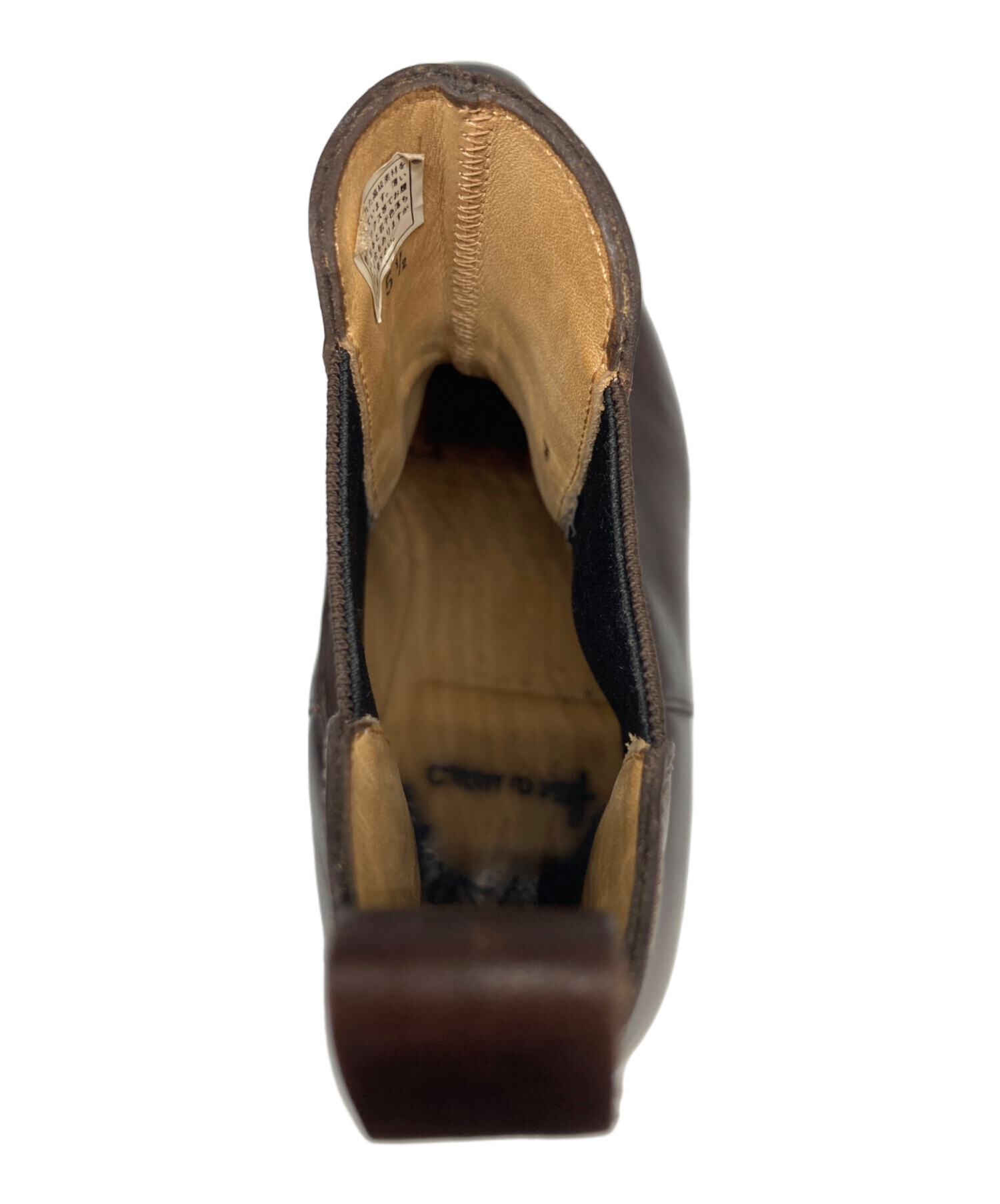 中古・古着通販】Santoni (サントーニ) サイドゴアブーツ ブラウン