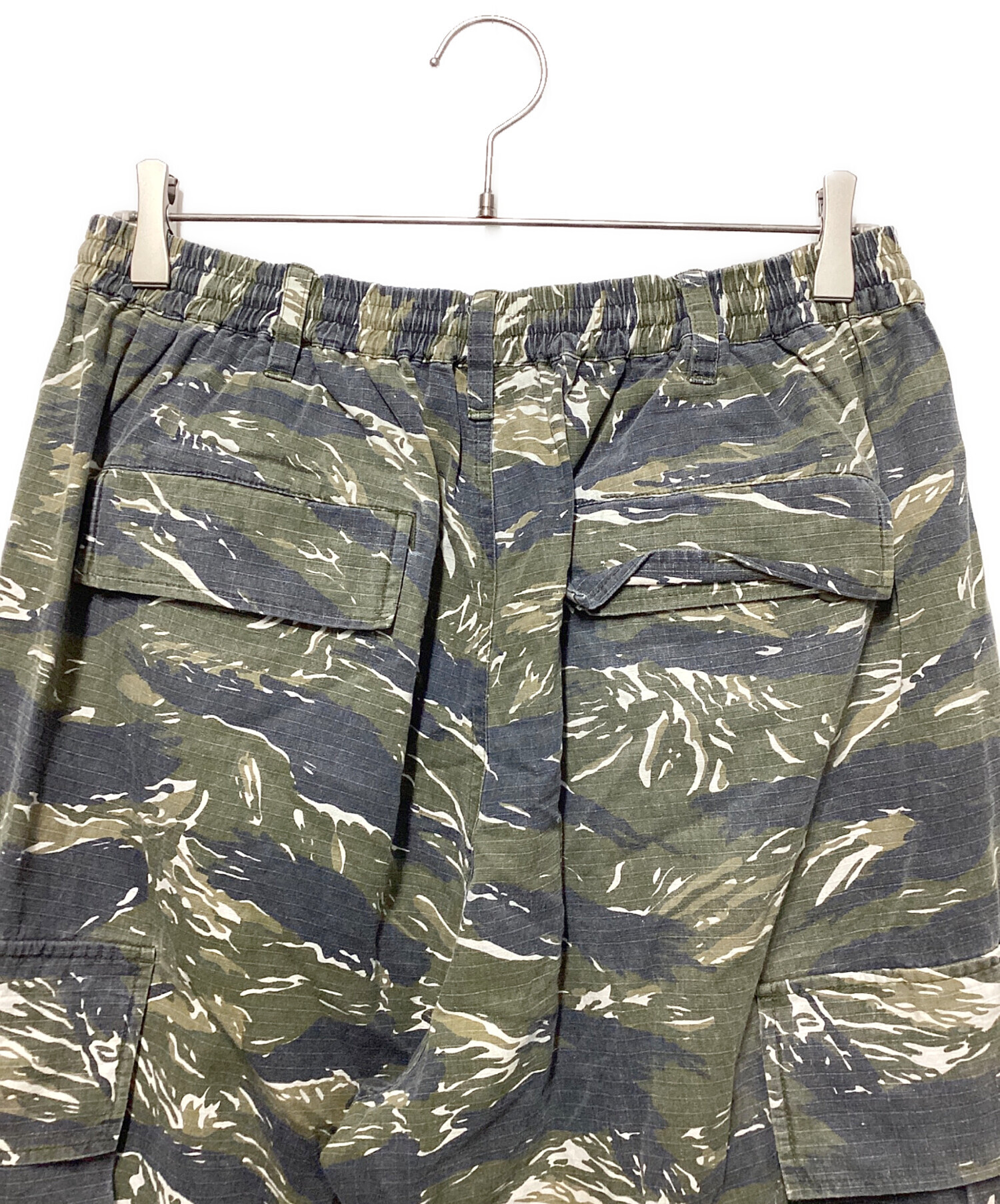中古・古着通販】KEBOZ (ケボズ) タイガーカモカーゴパンツ カーキ