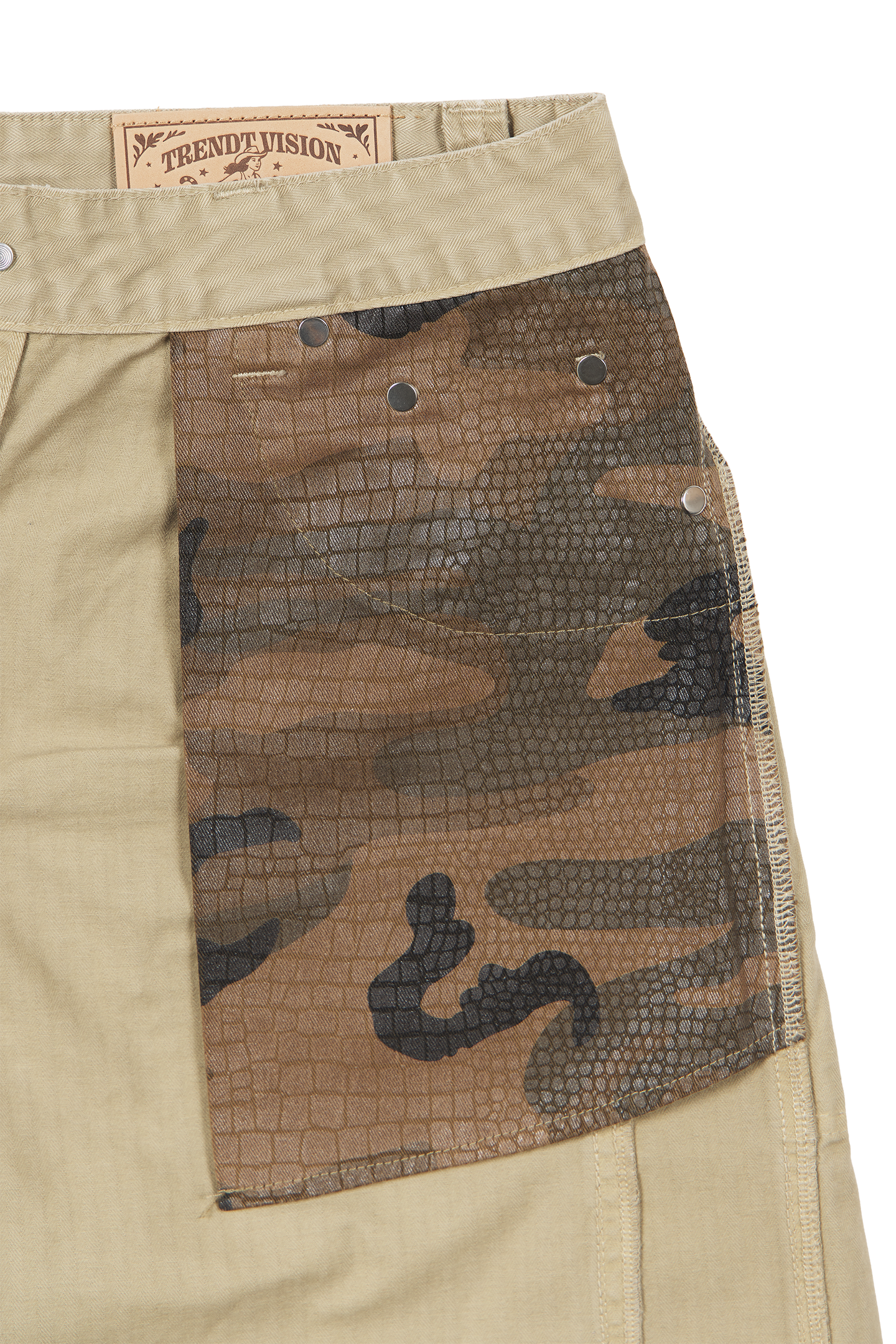 Herringbone Pants Beige – Trendt Vision