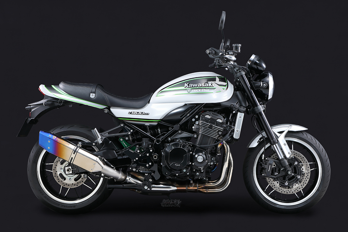 トリックスター / Z900RS(18-25) 政府認証スリップオンマフラー IKAZUCHI