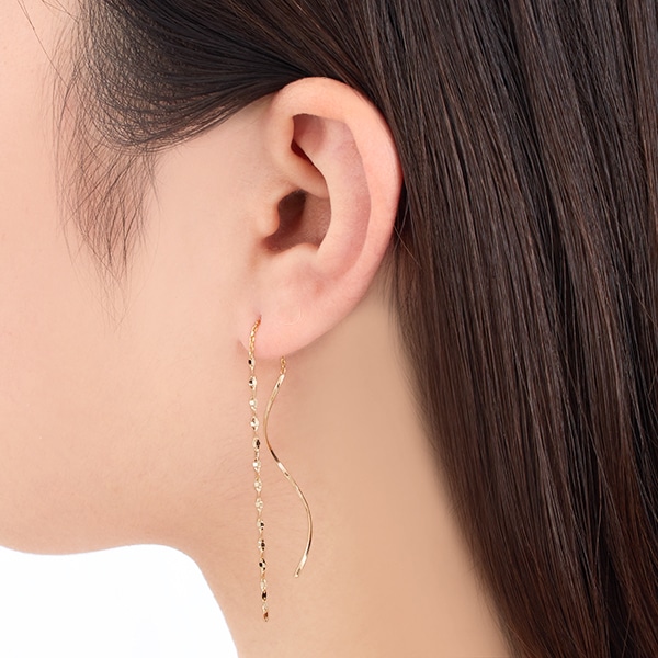 K10イエローゴールドピアス(RPE992-002)|TSUTSUMI（ジュエリーツツミ