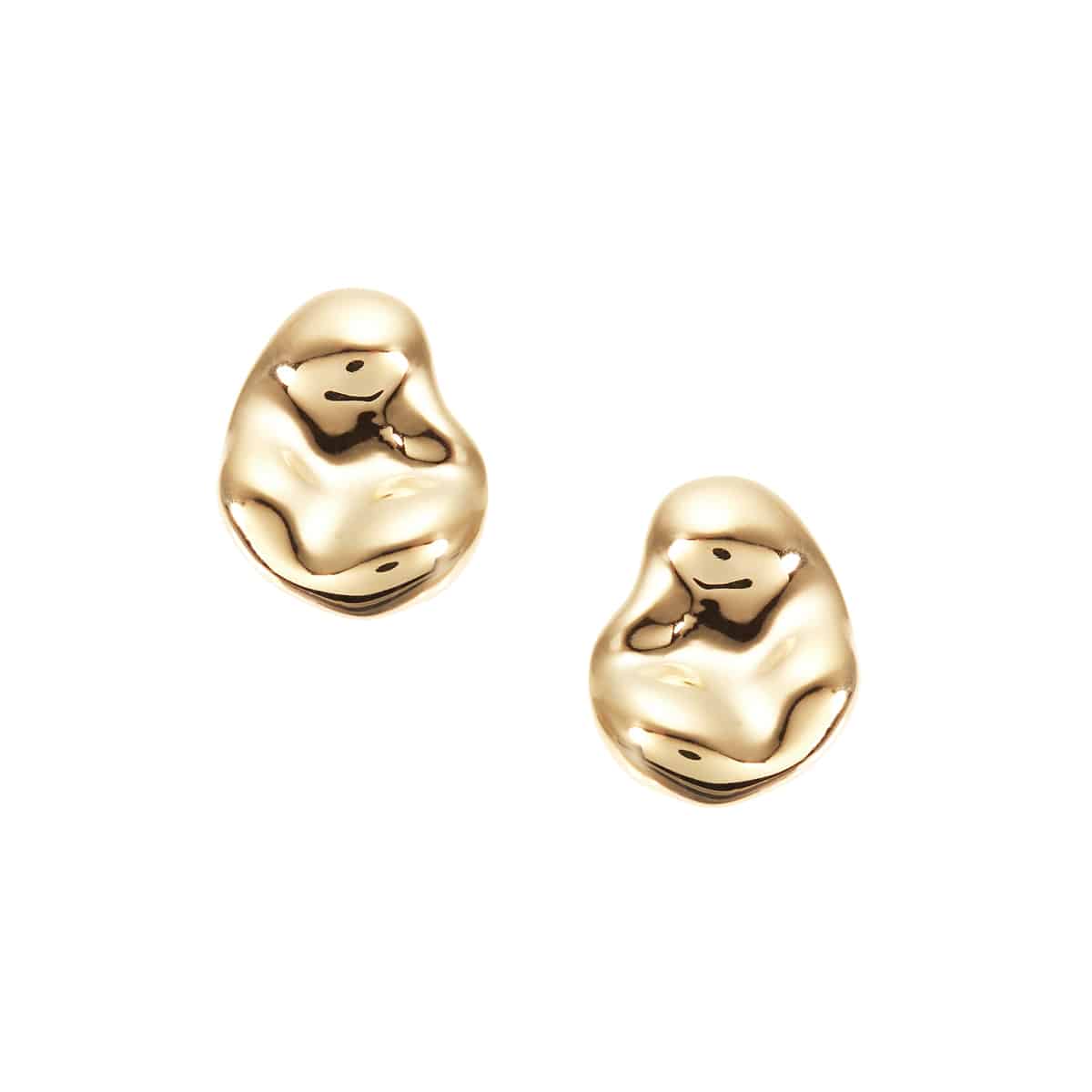 K10イエローゴールドグリーントルマリンピアス(RPE069-003)|TSUTSUMI