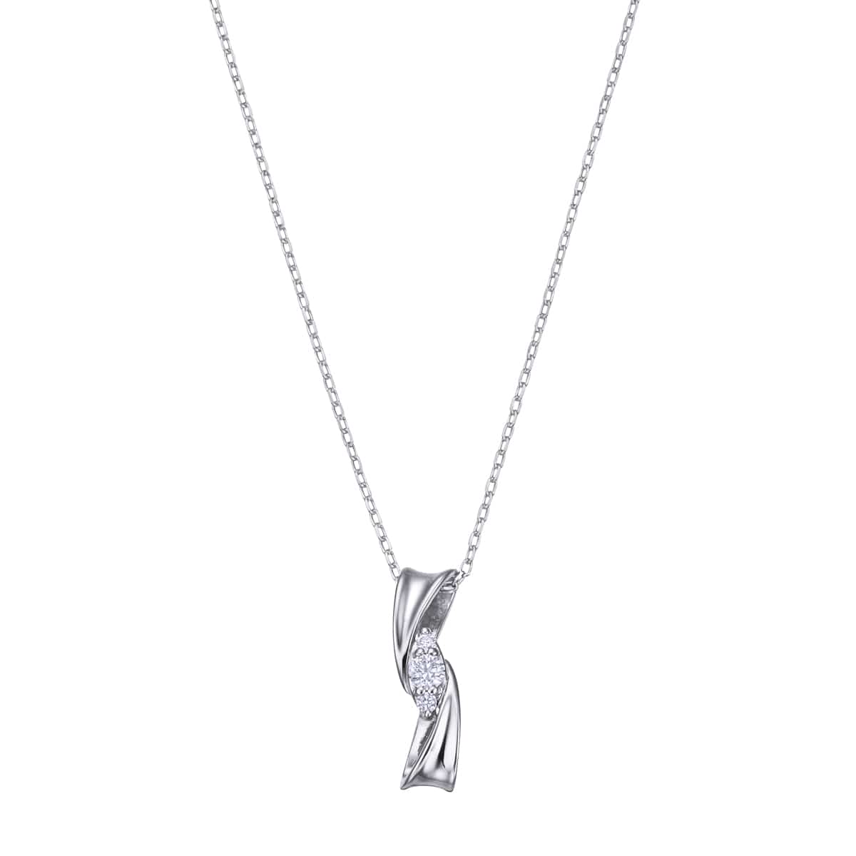 K18イエローゴールドダイヤモンドネックレス(RPN834-002)|TSUTSUMI