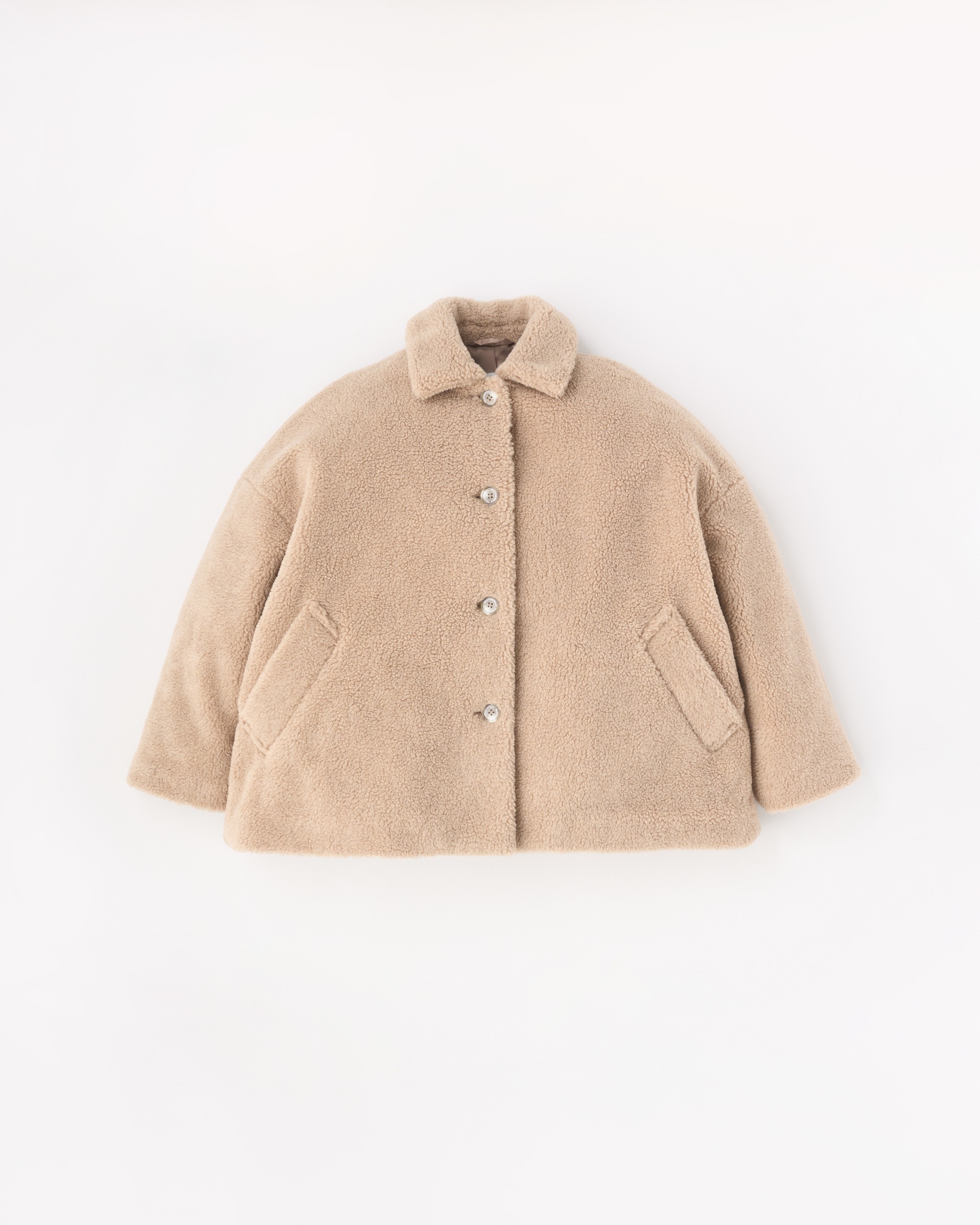 MALTON SHORT BUTTON THROUGH ECO FUR マールトンショート ボタン