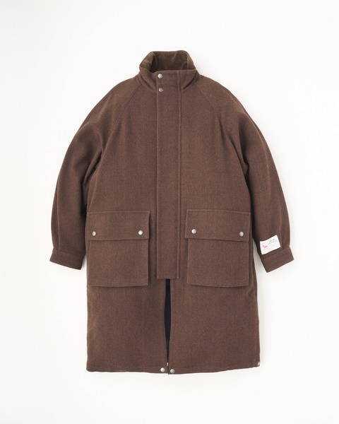 ELGIN LONG エルガン ロング ヒートツイード｜へリンボーン (ブラウン