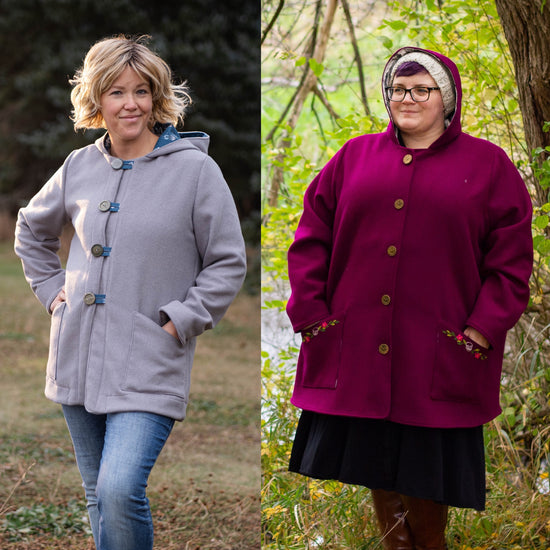 Pixie Coat Sewing Pattern - Women's/Curved Fit – Twig + Tale