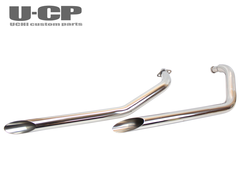 内商会 【 ステンレススラッシュカットマフラー スティード400