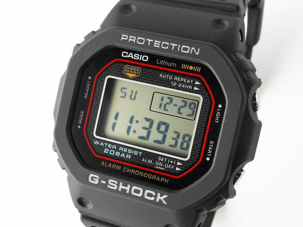 G-SHOCK＞DW-5000R-1AJF /初代G-ショック復刻モデル | 静岡の宝石