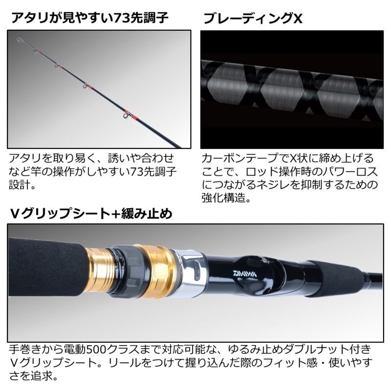 ダイワ シーパワー73 50-240・N - 上島釣具店