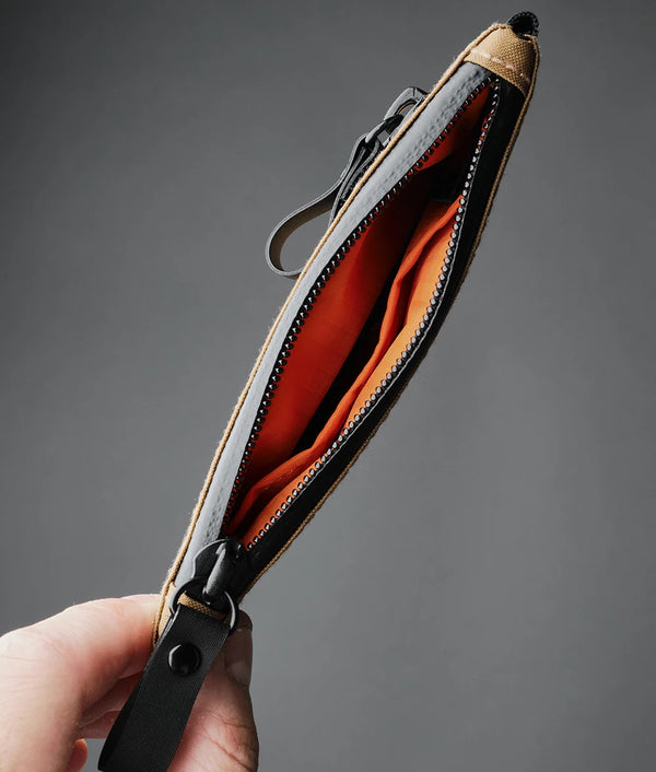 Coyote Brown Zip Pouch Limited Edition - RFID Blocking | Alpaka