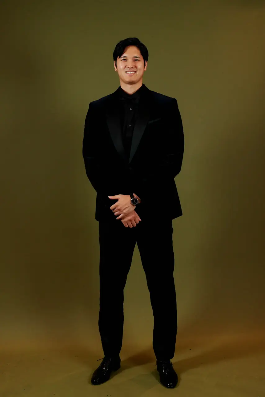 大谷翔平選手がBOSSのタキシードを着てMVP授賞式に登場 - URBAN PRESS