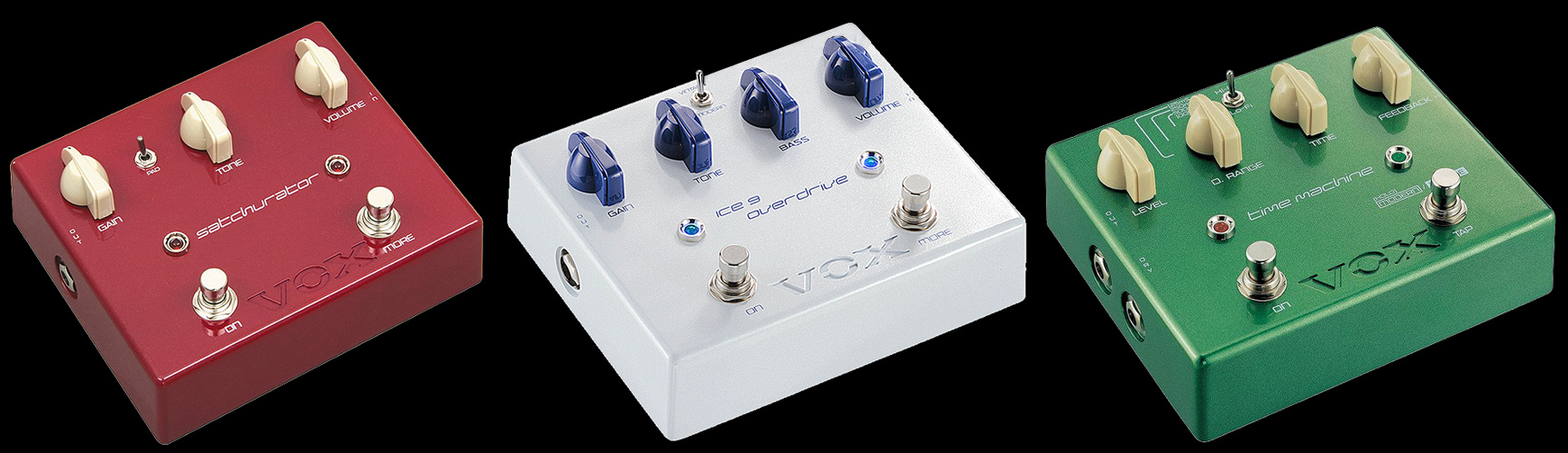 The VOX Showroom - Vox Joe Satriani Pedals - Satchurator, Time