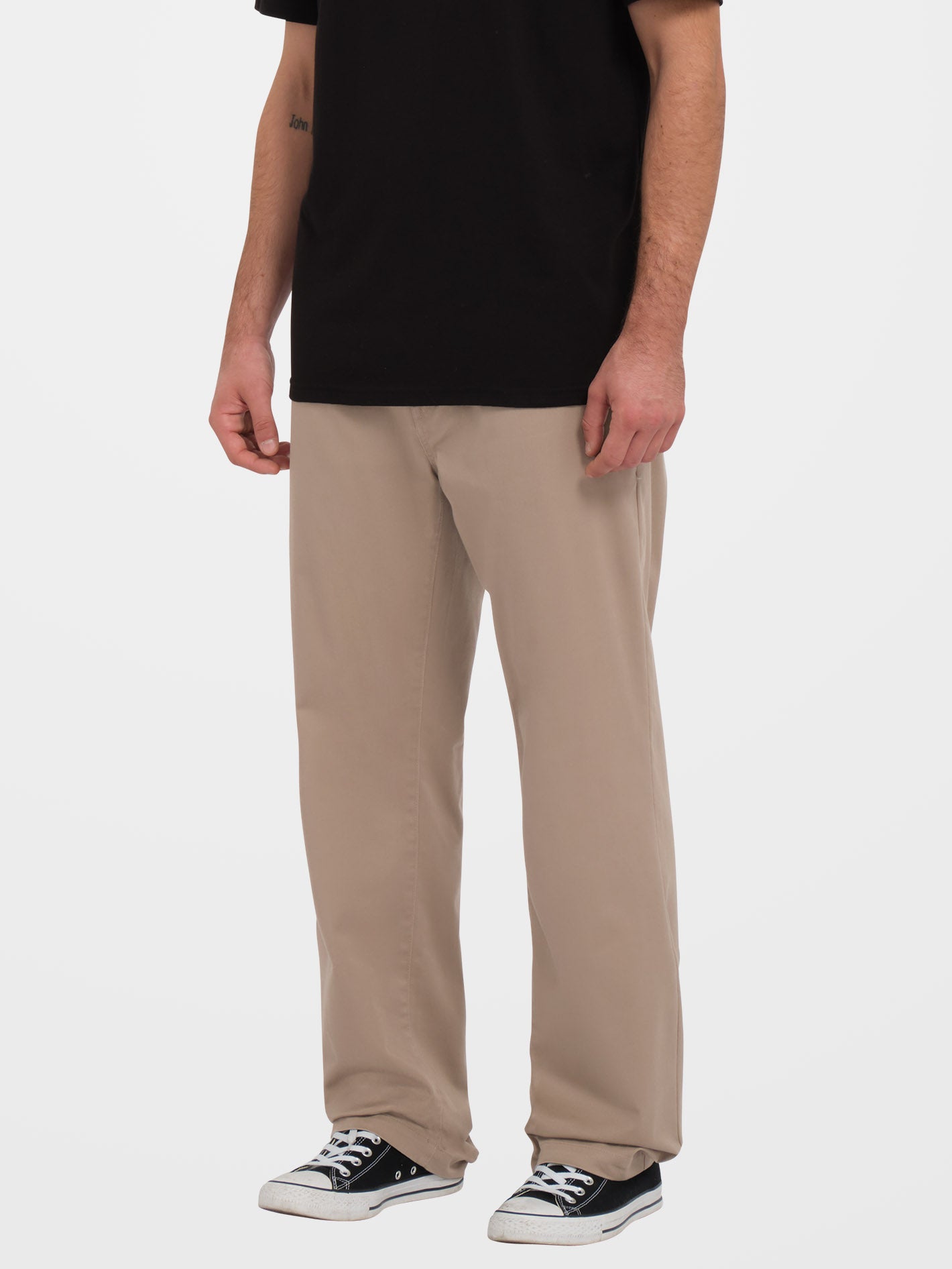 Frickin Regular Stretch Chino Trousers - KHAKI - Men - Volcom EU