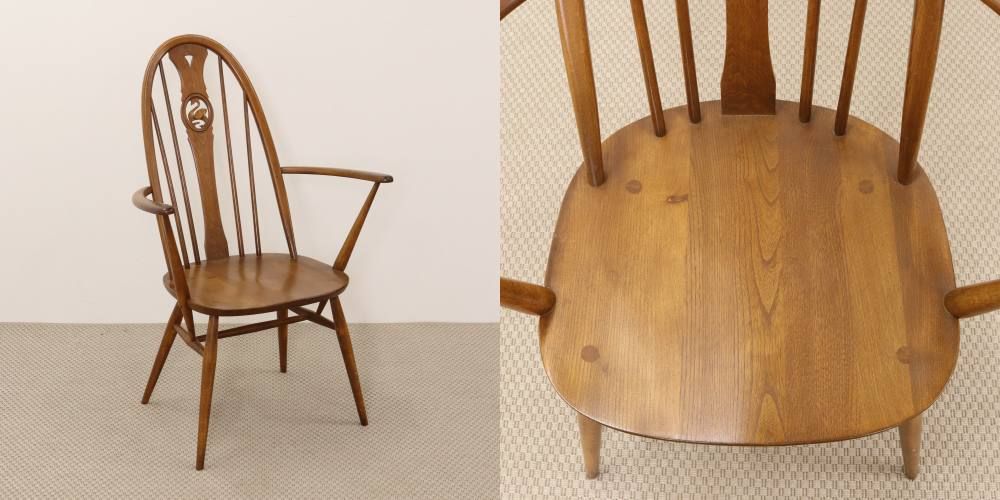 白鳥がモチーフです♪ スワンバックアームチェア VC111-175001