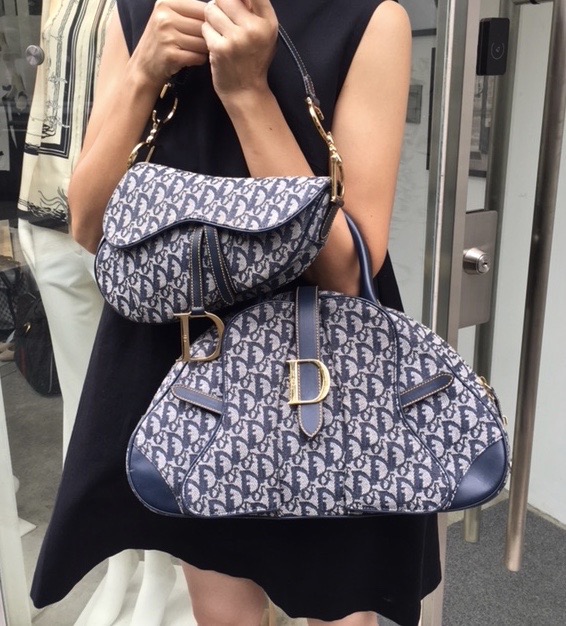 Dior Saddle Bag in Classic Logo | VINTAGE PARIS