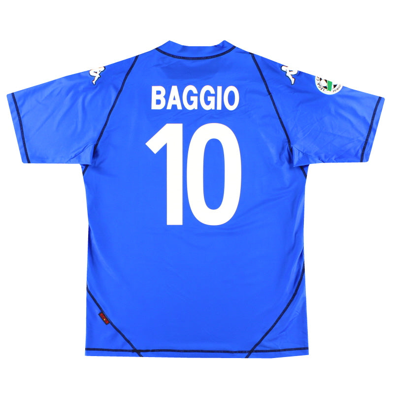 2003-04 Brescia Kappa Home Shirt Baggio #10 *Mint* L | Vintage