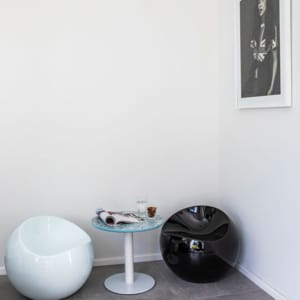 Ball Chair Black - BLACK - XLBoom - Finn Stone Collection