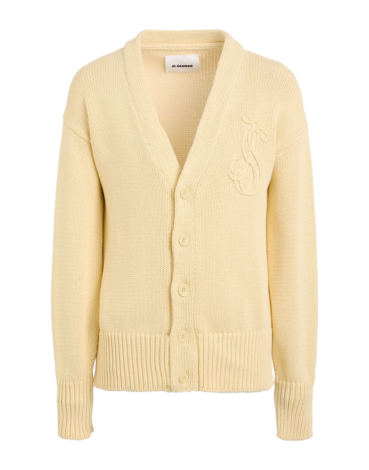 JIL SANDER Sweaters and Sweatshirts | Pastel yellow Men's Cardigan