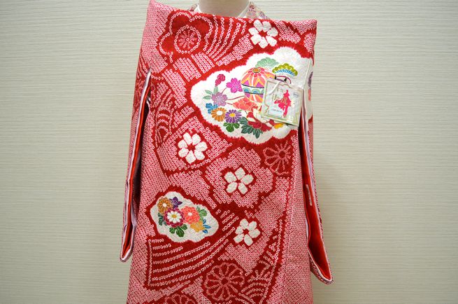 お宮参り着物 女の子 初着 産着 総絞り om-l-331 商品詳細｜お宮参り