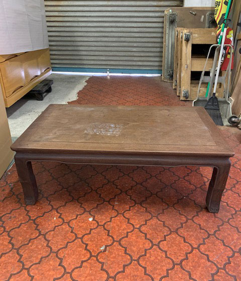 高級紫檀座卓塗り直し | 家具修理・オーダー家具なら ヤマダ家具