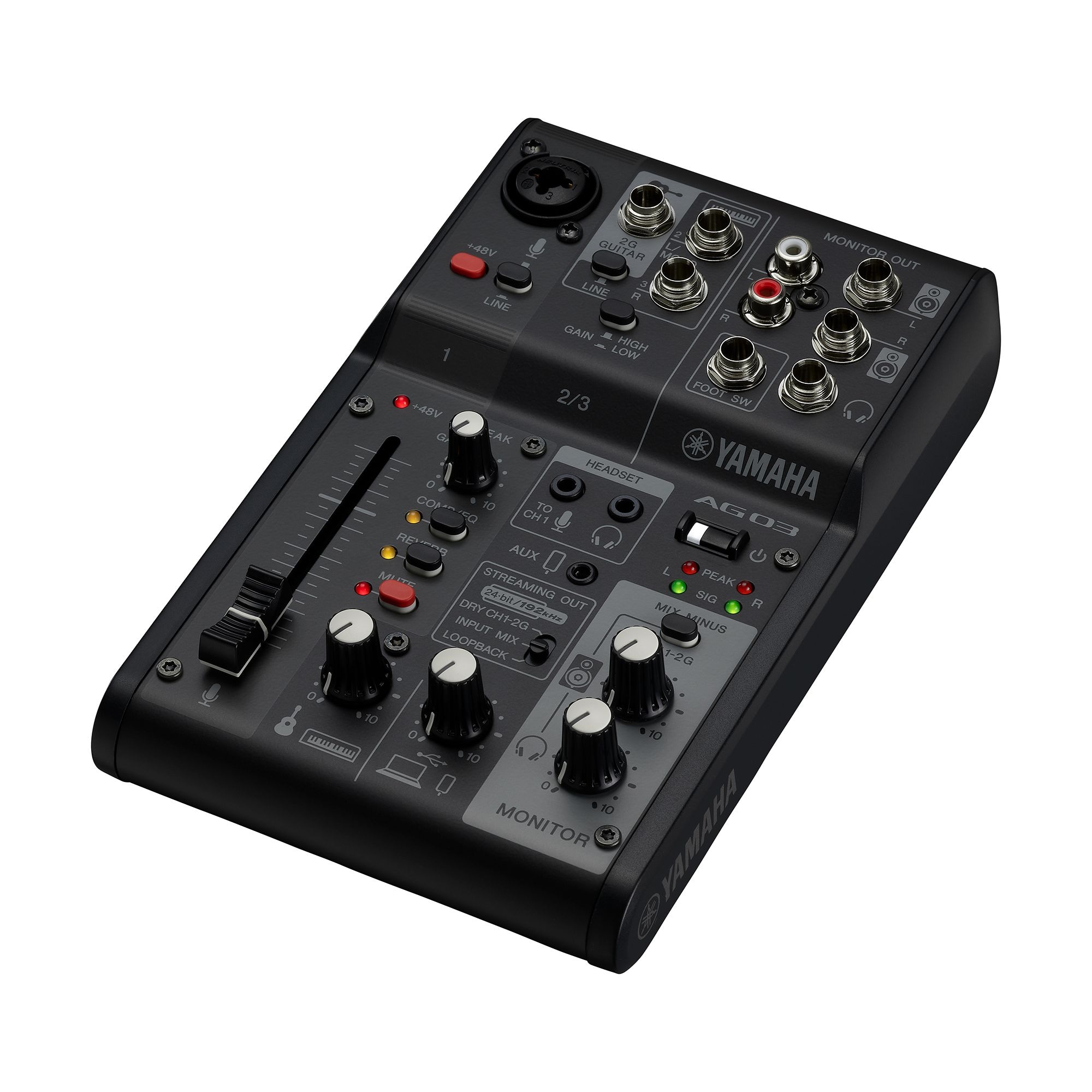 AG03MK2 3-Channel USB Mixer Accessories - Yamaha USA