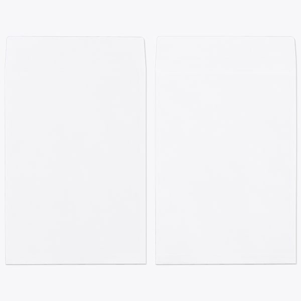 山櫻封筒 角2 マチ付ガゼット貼 ホワイトCoC 100 〒枠ナシ ☆: 発送